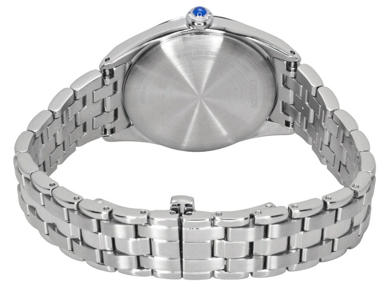Citizen L Classic Stainless Steel Blue Dial Eco - Drive EM1140 - 80L Women's Watch - Prestige Stones