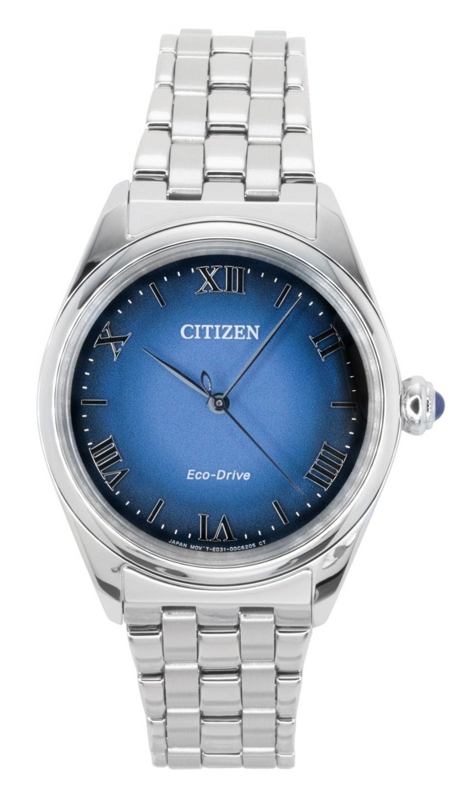 Citizen L Classic Stainless Steel Blue Dial Eco - Drive EM1140 - 80L Women's Watch - Prestige Stones