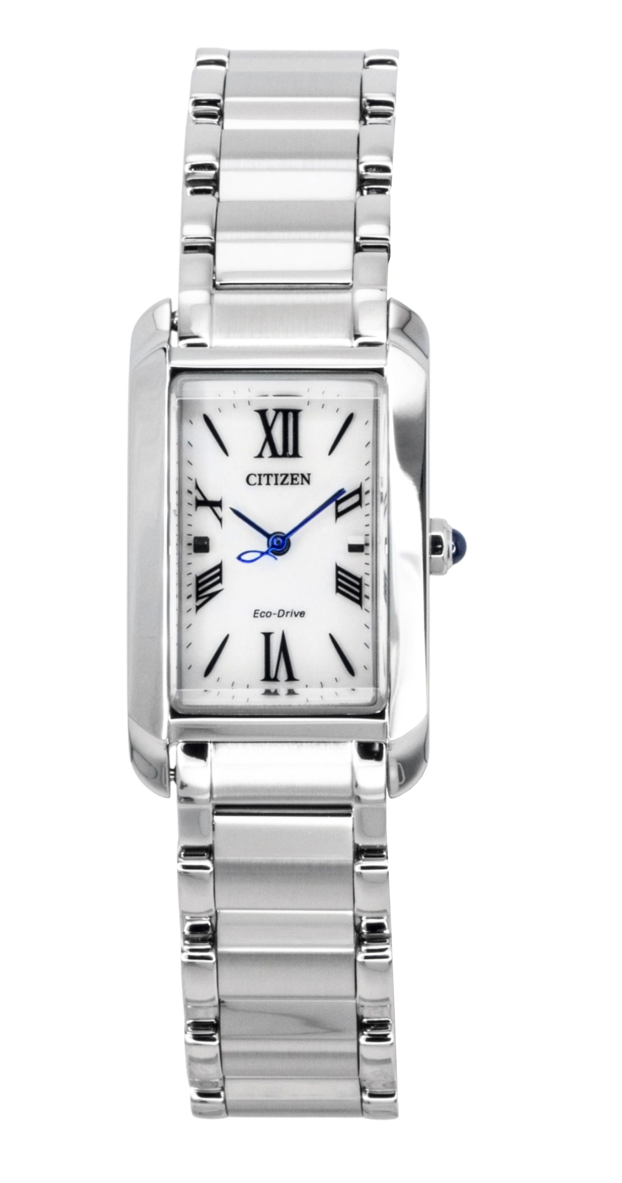 Citizen L Stainless Steel Silver Dial Eco - Drive EW5620 - 55A Women's Watch - Prestige Stones