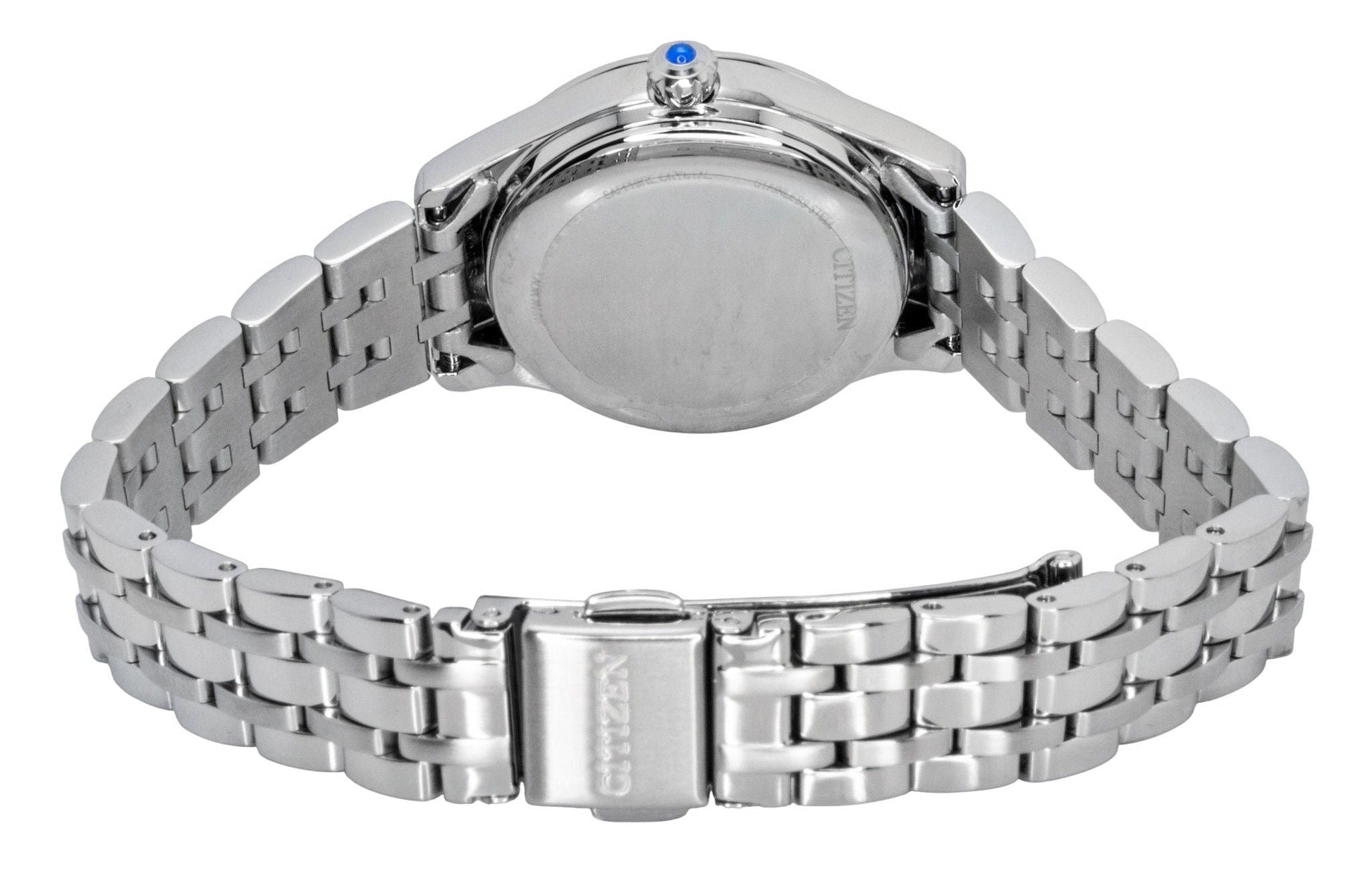 Citizen Limited Edition Stainless Steel Open Heart Light Blue Dial Automatic PR1040 - 88N Women's Watch - Prestige Stones