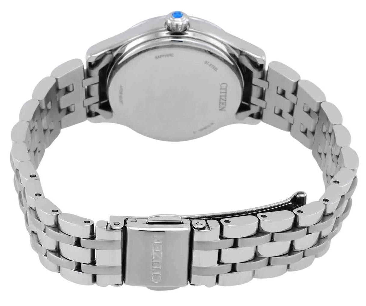 Citizen Luna Stainless Steel Open Heart Silver Dial Automatic PR1040 - 88A Women's Watch - Prestige Stones