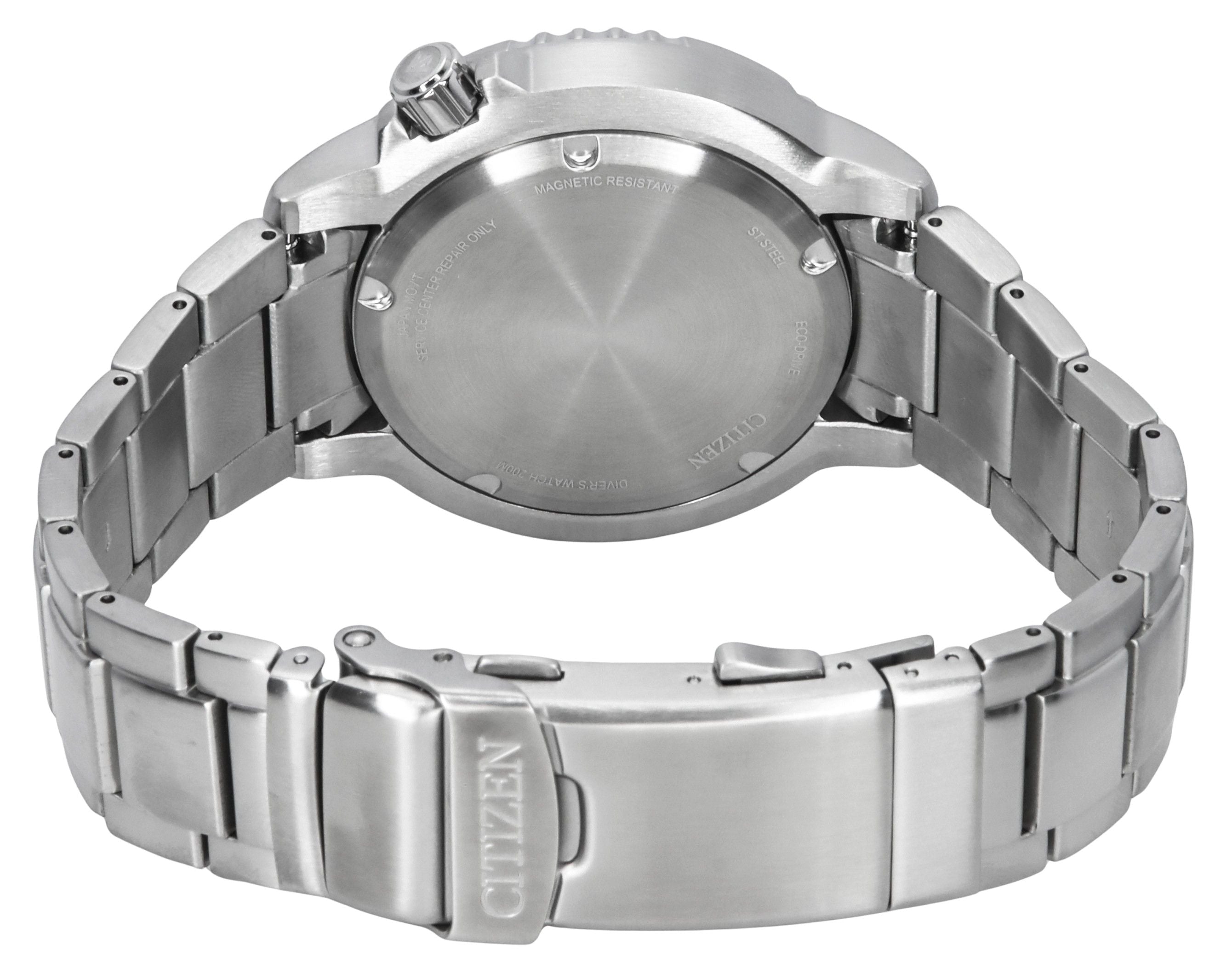 Citizen Promaster Dive Eco - Drive Stainless Steel Grey Dial Diver's BN0167 - 50H 200M Men's Watch - Prestige Stones