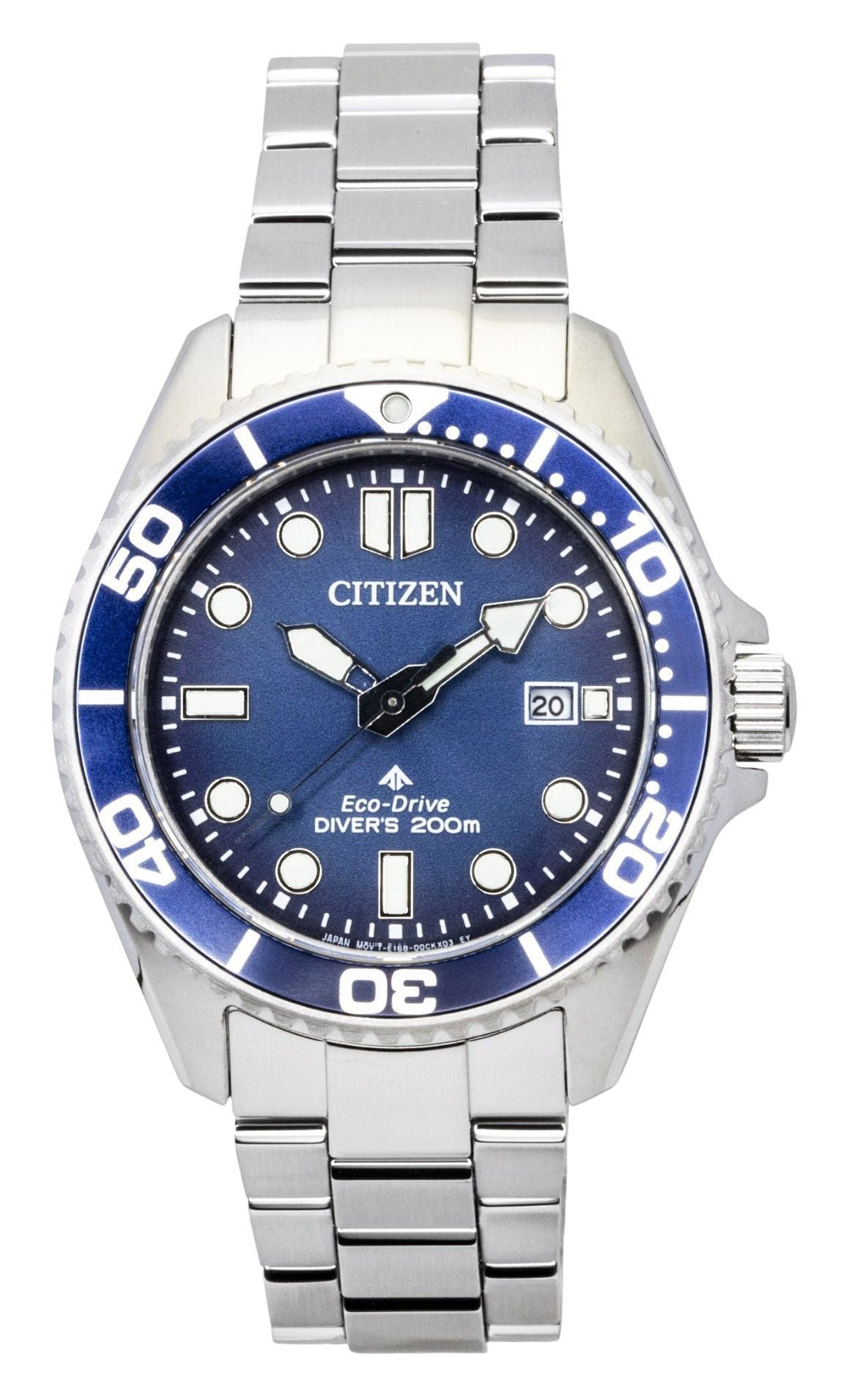 Citizen Promaster Dive Stainless Steel Blue Dial Eco - Drive BN0260 - 54L 200M Men's Watch - Prestige Stones