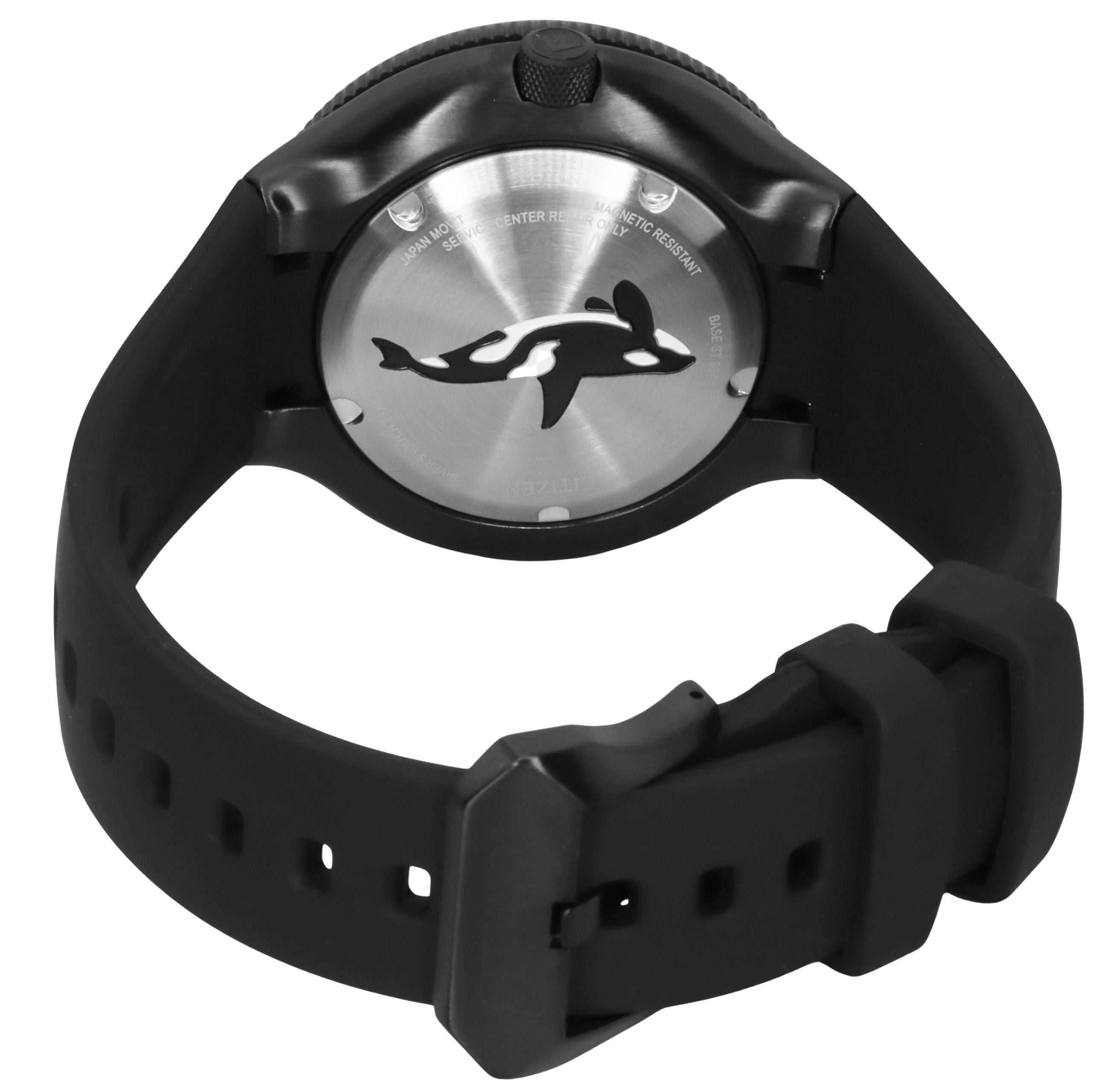 Citizen Promaster Eco - Drive Orca Polyurethane Strap Black Dial Diver's BN0235 - 01E 200M Men's Watch - Prestige Stones