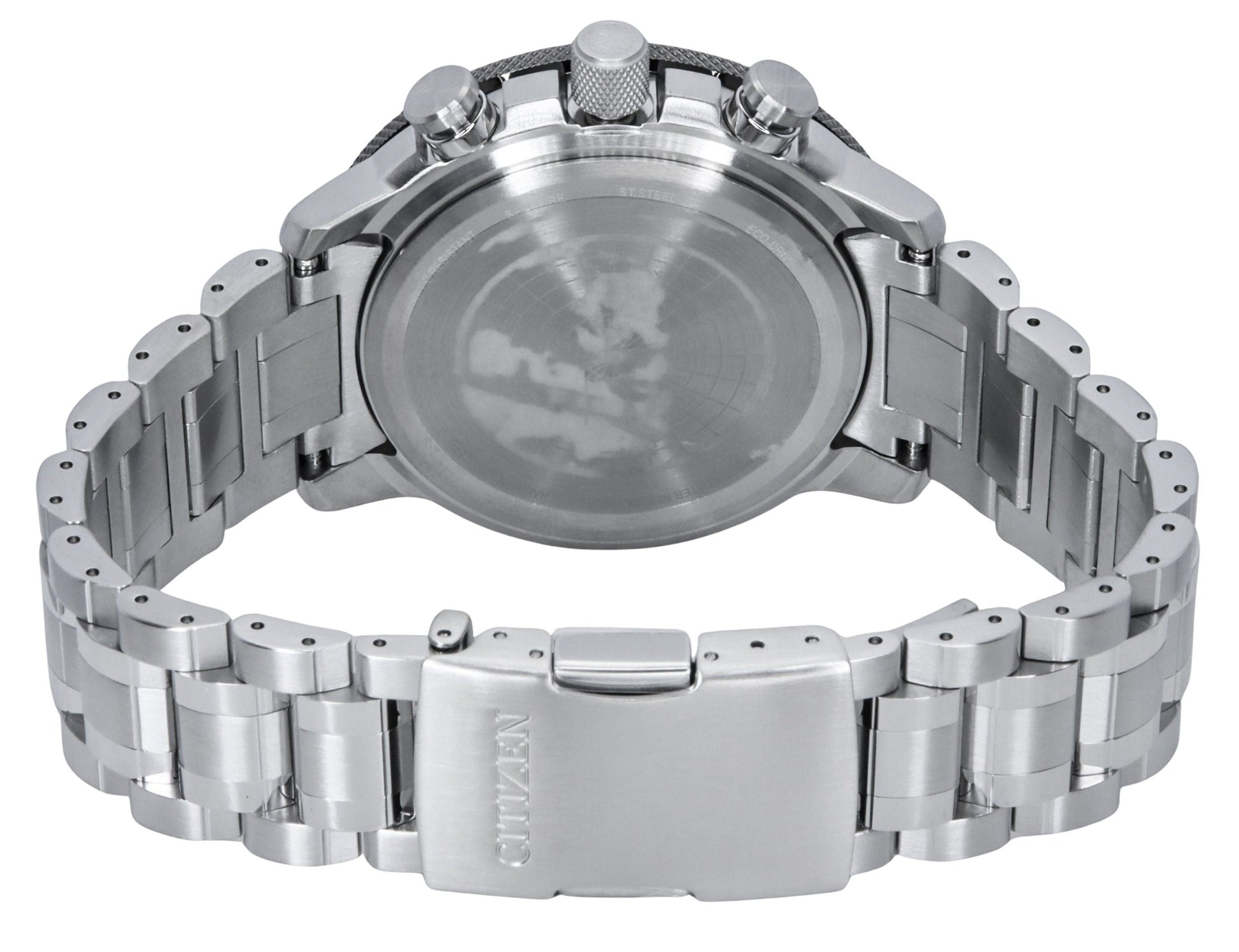 Citizen Promaster Geo Trekker Stainless Steel Grey Dial Eco - Drive BY3006 - 53H 200M Men's Pilot Watch - Prestige Stones