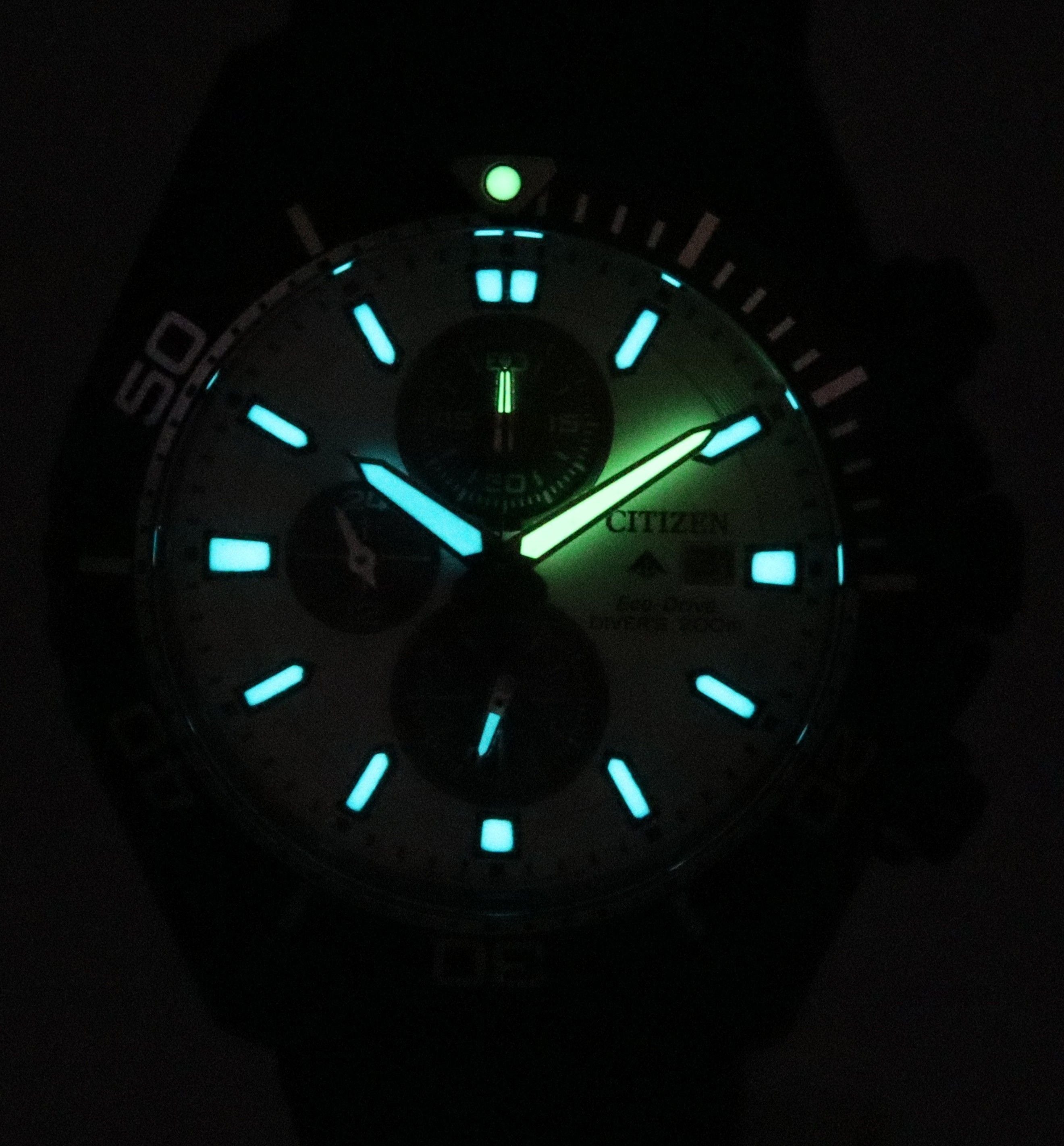 Citizen Promaster Marine Eco - Drive Chronograph White Dial Diver's CA0825 - 05A 200M Men's Watch - Prestige Stones
