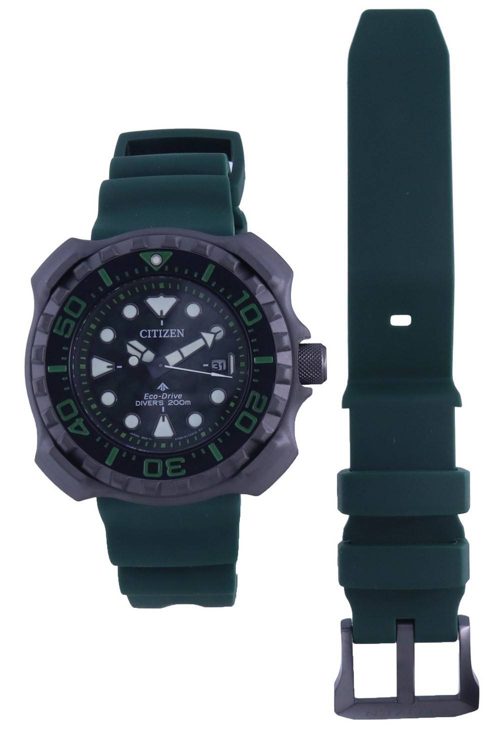 Citizen Promaster Polyurethane Strap Eco - Drive BN0228 - 06W 200M Men's Watch - Prestige Stones