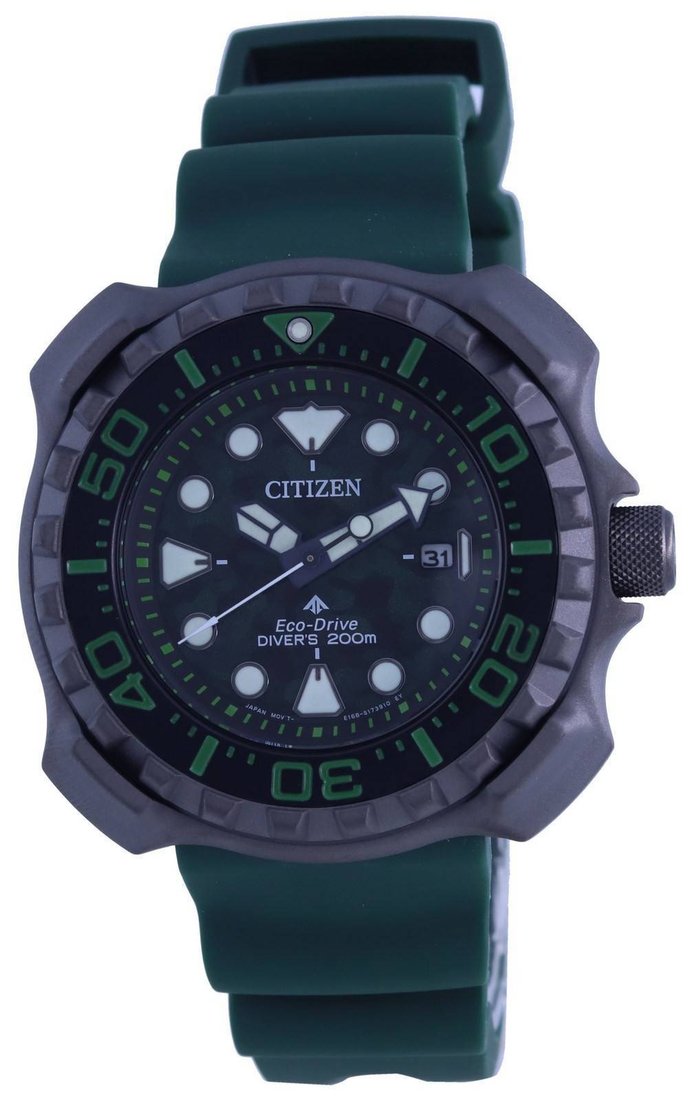 Citizen Promaster Polyurethane Strap Eco - Drive BN0228 - 06W 200M Men's Watch - Prestige Stones