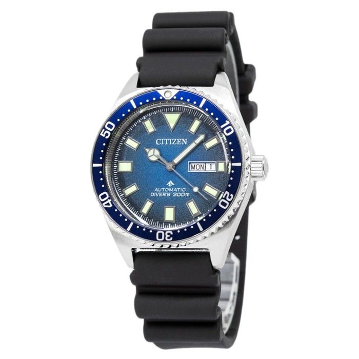 Citizen Promaster Rubber Strap Blue Dial Automatic Diver's NY0129 - 07L 200M Men's Watch - Prestige Stones