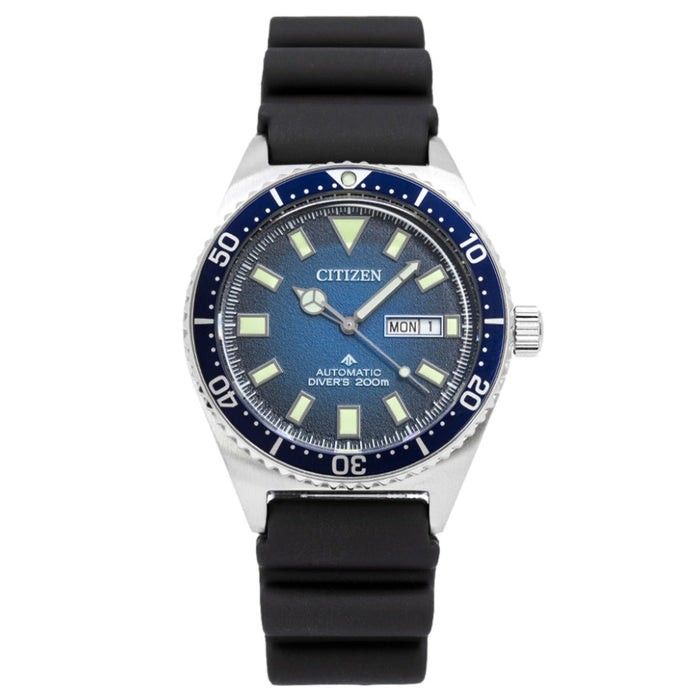 Citizen Promaster Rubber Strap Blue Dial Automatic Diver's NY0129 - 07L 200M Men's Watch - Prestige Stones