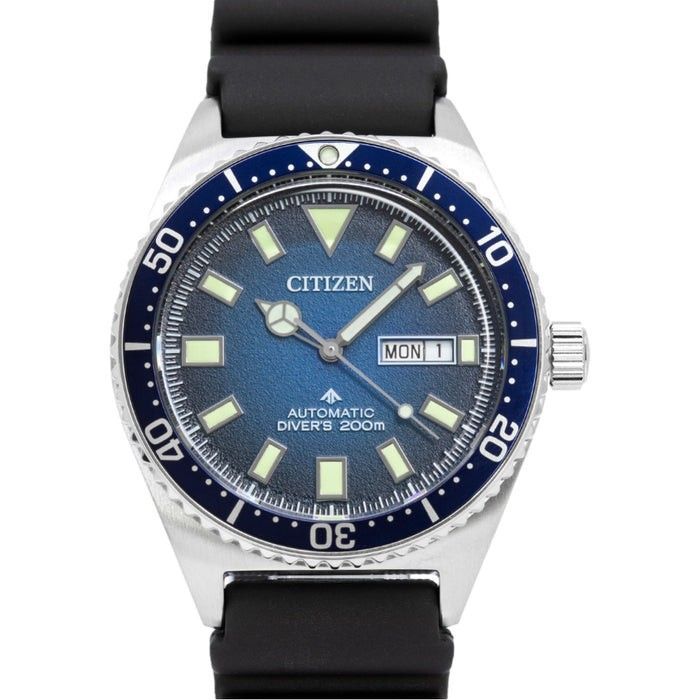 Citizen Promaster Rubber Strap Blue Dial Automatic Diver's NY0129 - 07L 200M Men's Watch - Prestige Stones