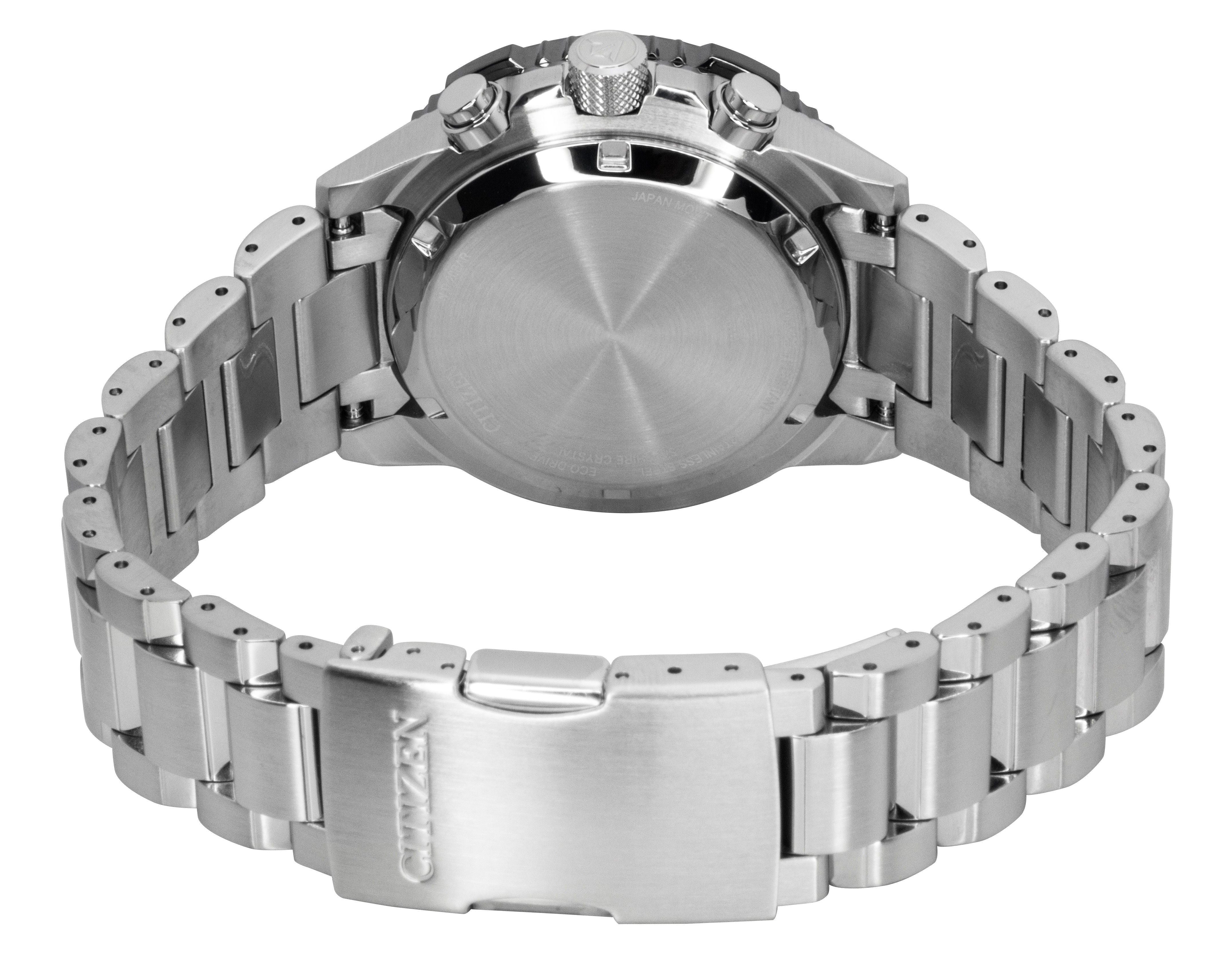 Citizen Promaster Sky Chronograph Stainless Steel Green Dial Eco - Drive Diver's CA4664 - 60W 200M Men's Watch - Prestige Stones