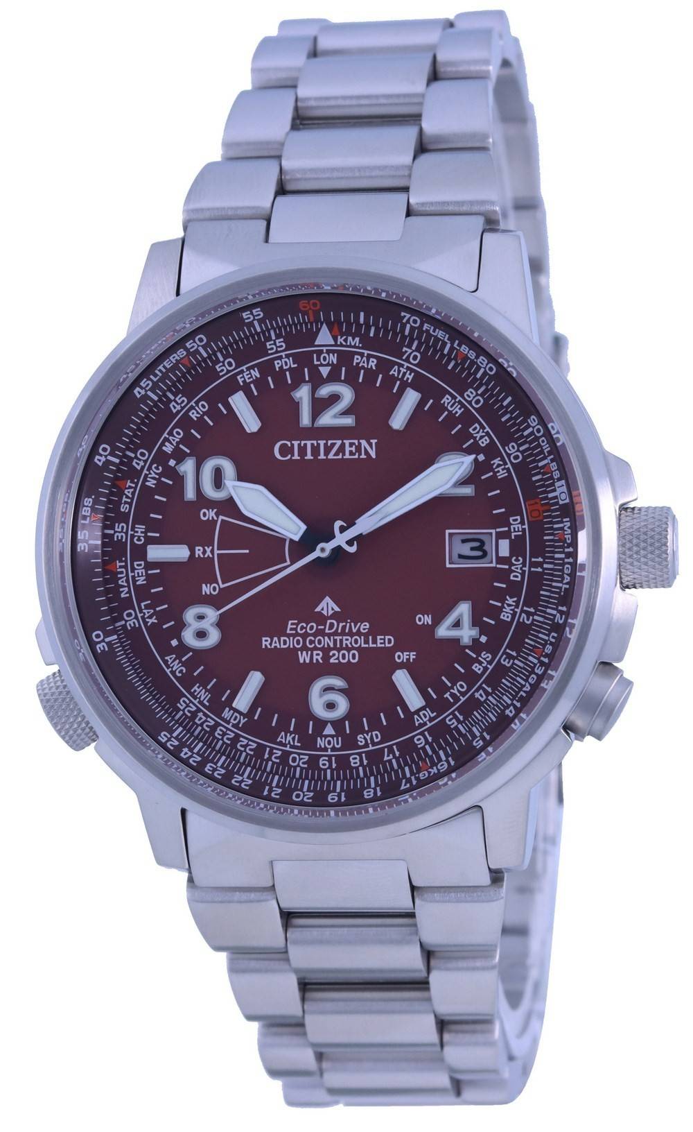 Citizen Promaster Sky Radio - Controlled Eco - Drive CB0241 - 85X 200M Men's Watch - Prestige Stones