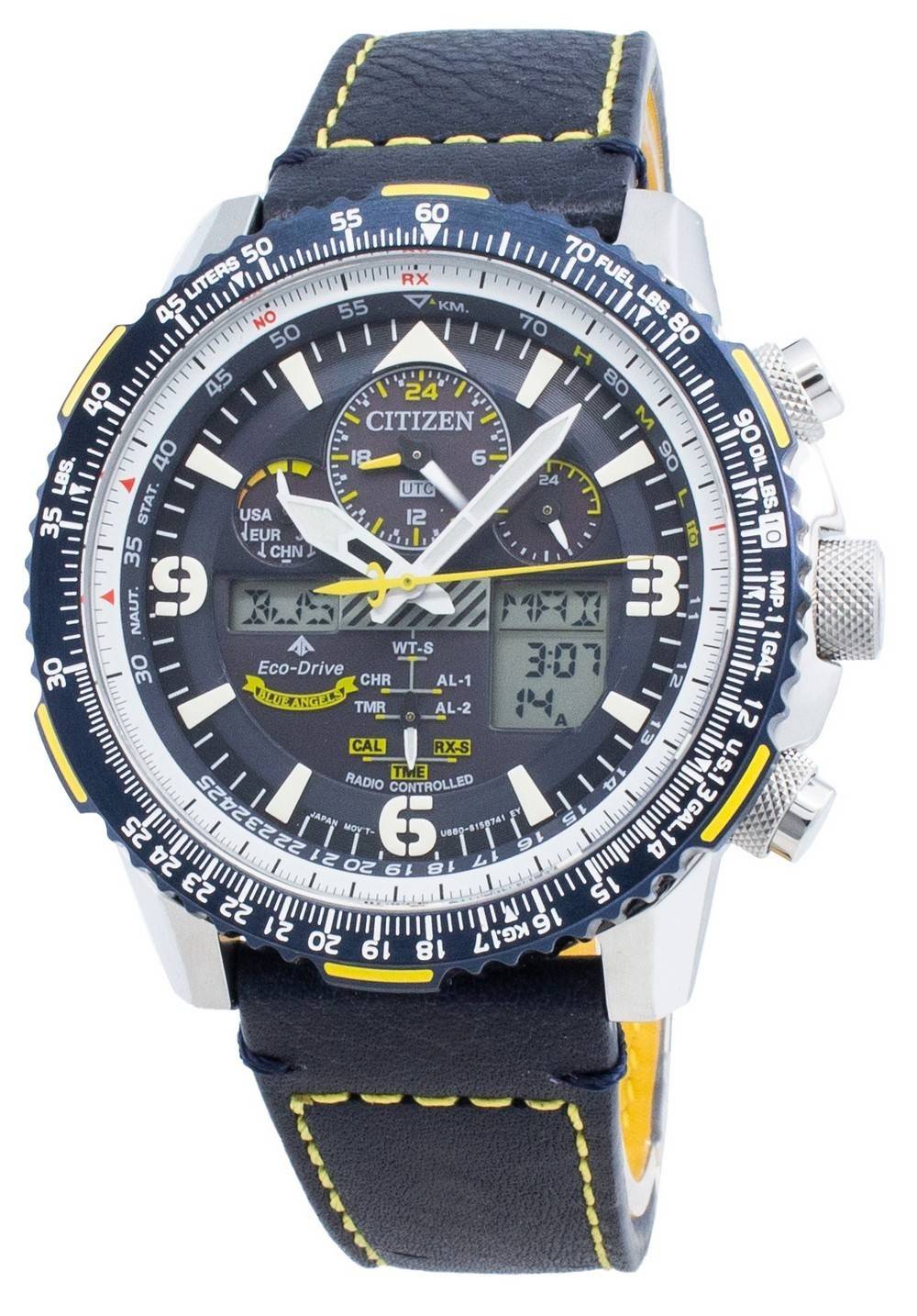 Citizen PROMASTER Skyhawk A - T Eco - Drive JY8078 - 01L Radio Controlled 200M Men's Watch - Prestige Stones