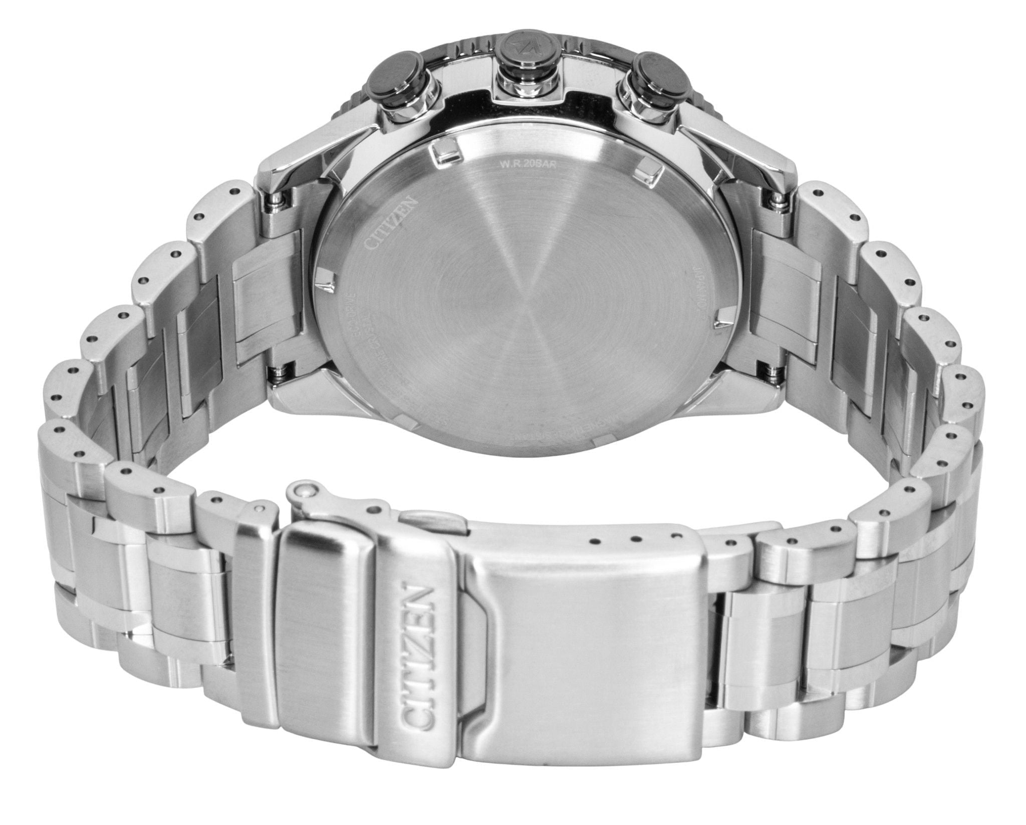 Citizen Promaster Skyhawk Eco - Drive Chronograph Stainless Steel Grey Dial Diver's JV2006 - 55H 200M Men's Watch - Prestige Stones