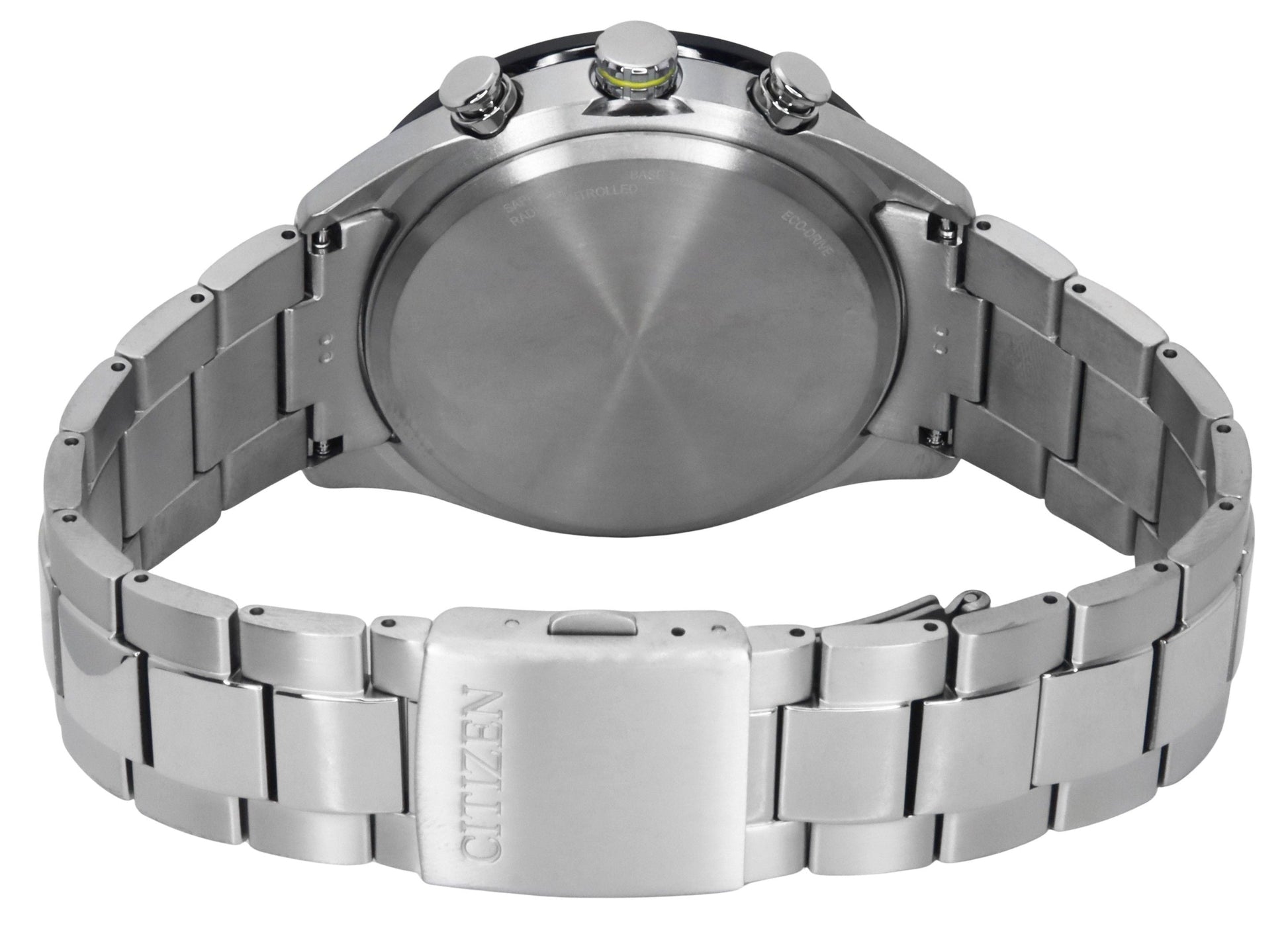 Citizen Radio Controlled Chronograph Super Titanium Black Dial Eco - Drive CB5947 - 80E 100M Men's Watch - Prestige Stones