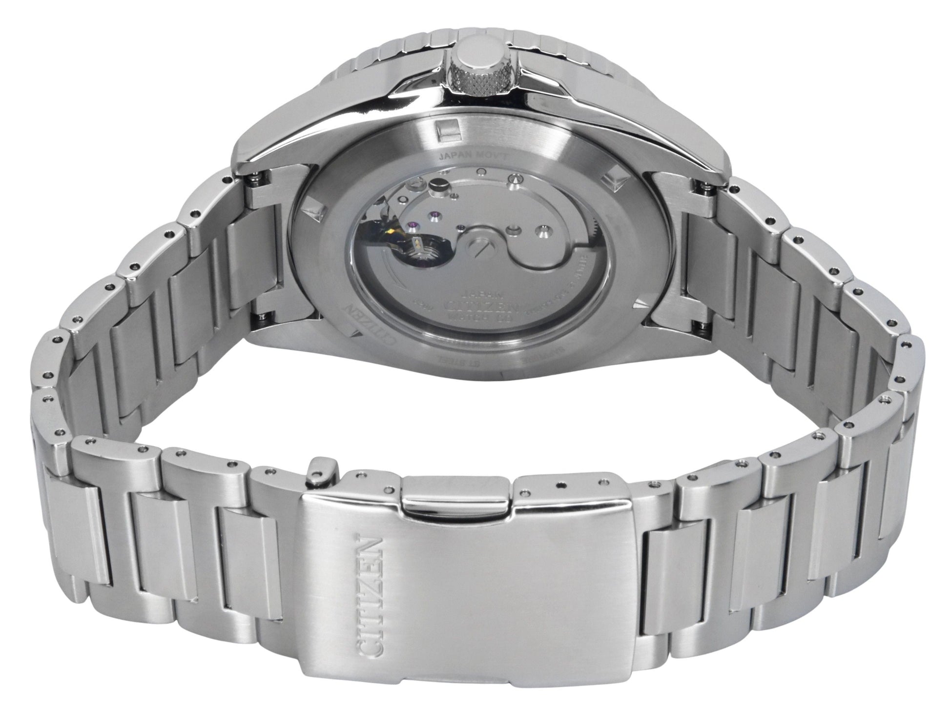 Citizen Sport Stainless Steel Black Dial Automatic NH7531 - 50E 100M Men's Watch - Prestige Stones