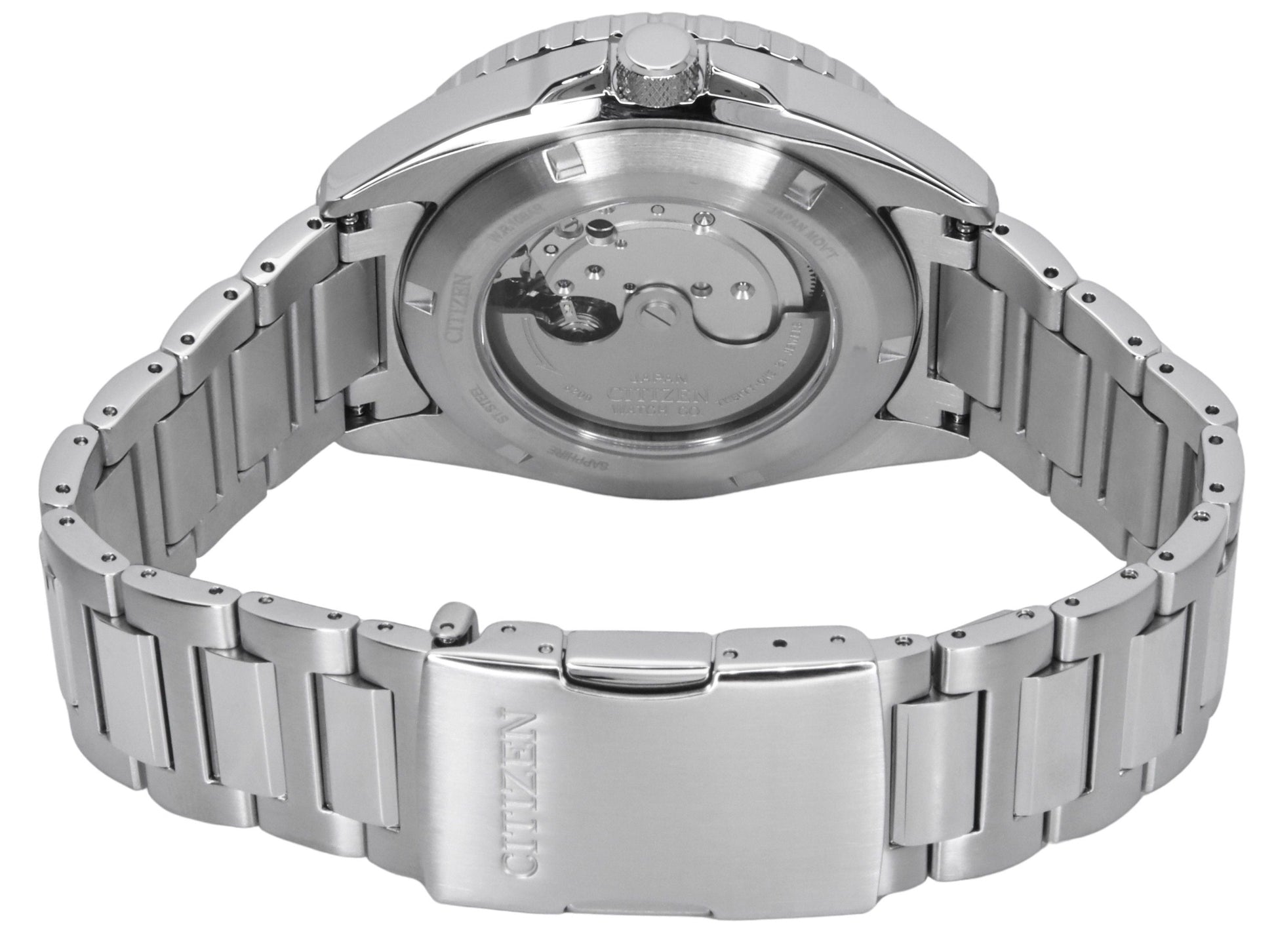 Citizen Sport Stainless Steel Light Blue Dial Automatic NH7530 - 52L 100M Men's Watch - Prestige Stones
