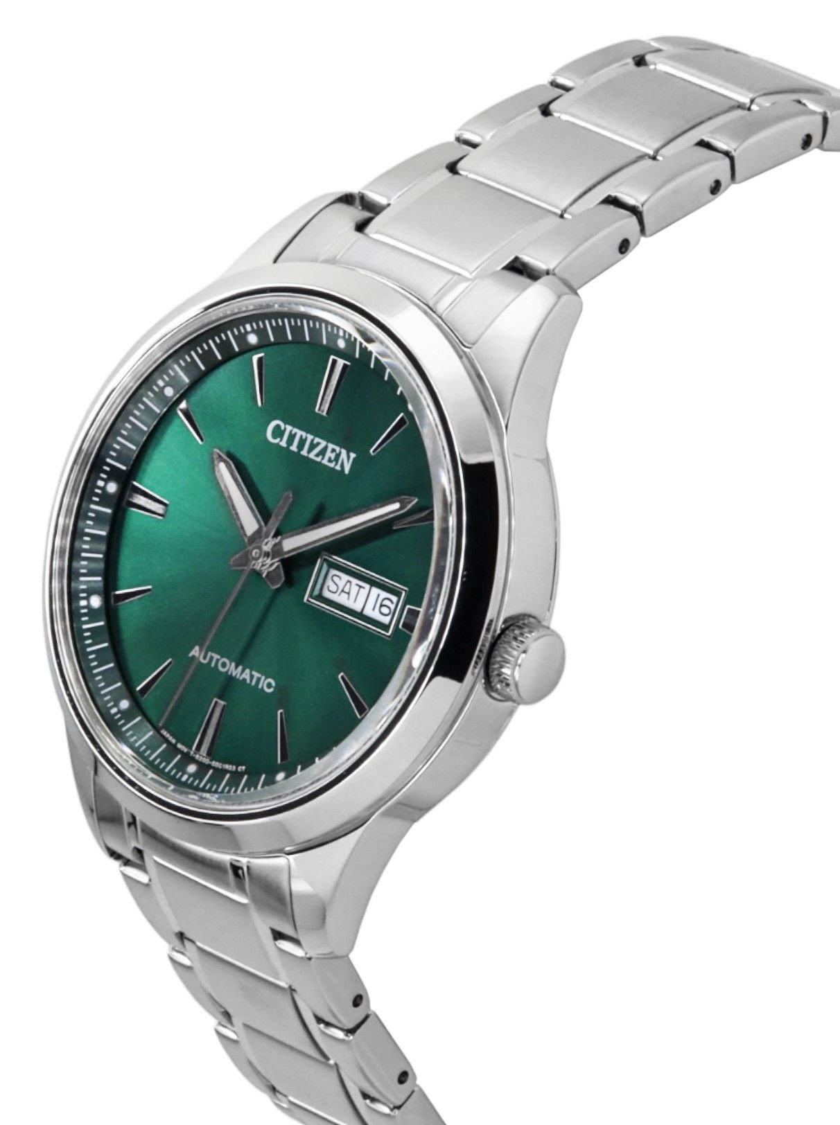 Citizen Stainless Steel Green Dial Automatic NY4058 - 79X Men's Watch - Prestige Stones