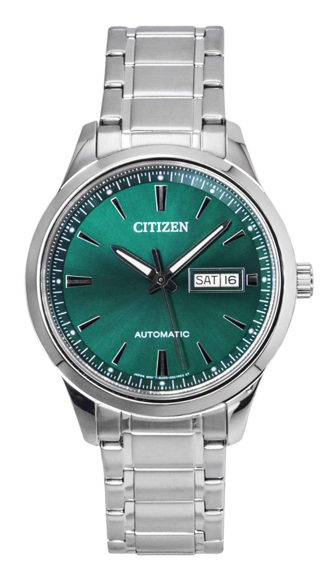 Citizen Stainless Steel Green Dial Automatic NY4058 - 79X Men's Watch - Prestige Stones