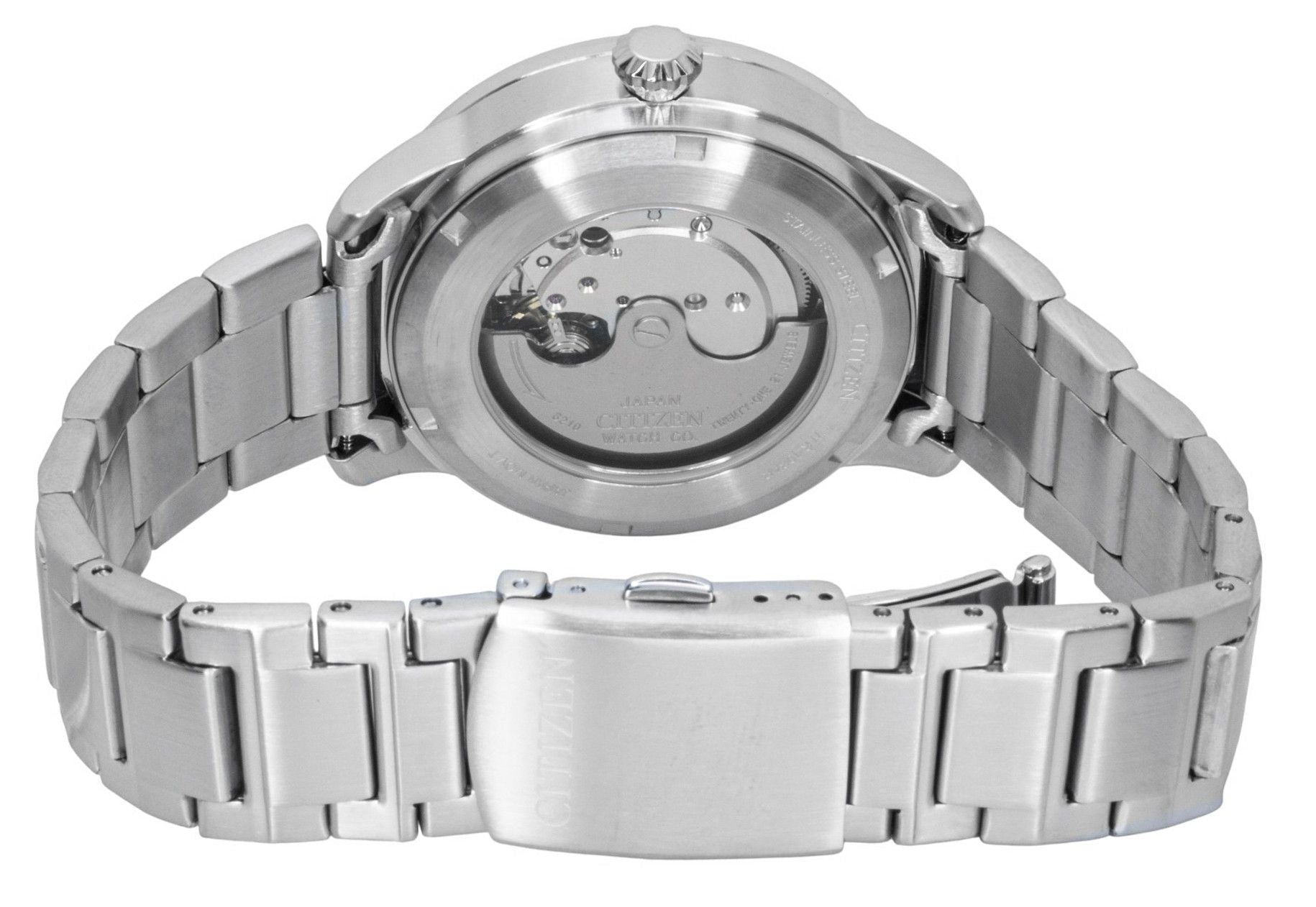 Citizen Stainless Steel White Dial Automatic NJ0190 - 51A 100M Men's Watch - Prestige Stones