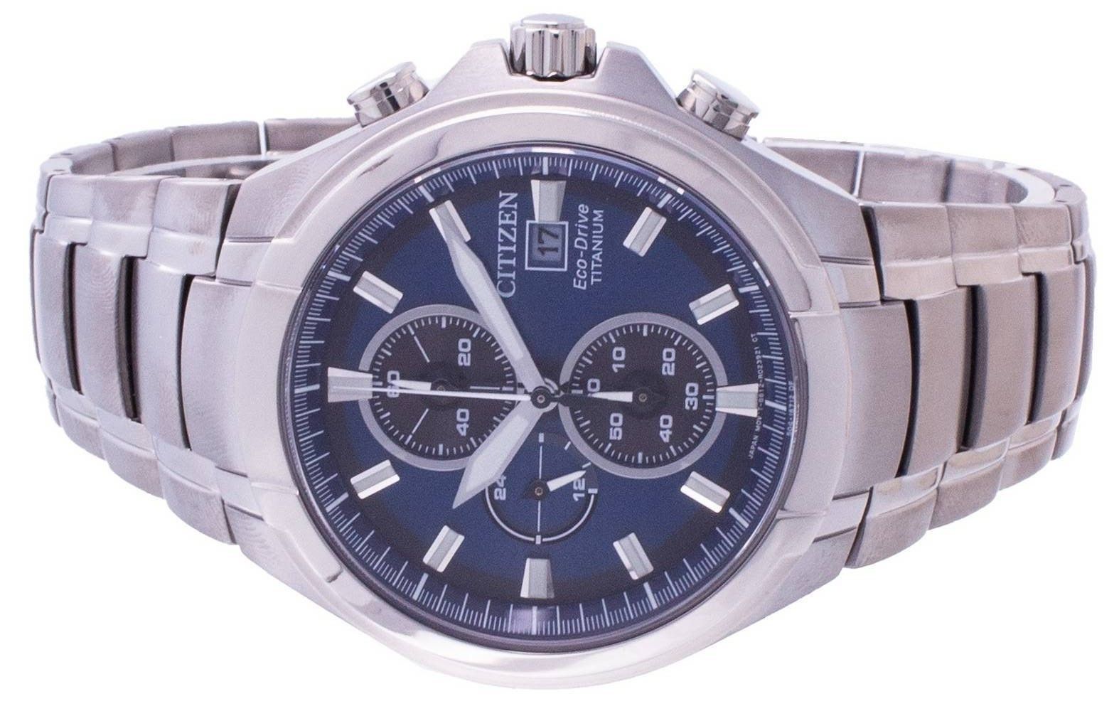 Citizen Super Titanium Chronograph Eco - Drive CA0700 - 86L 100M Men's Watch - Prestige Stones