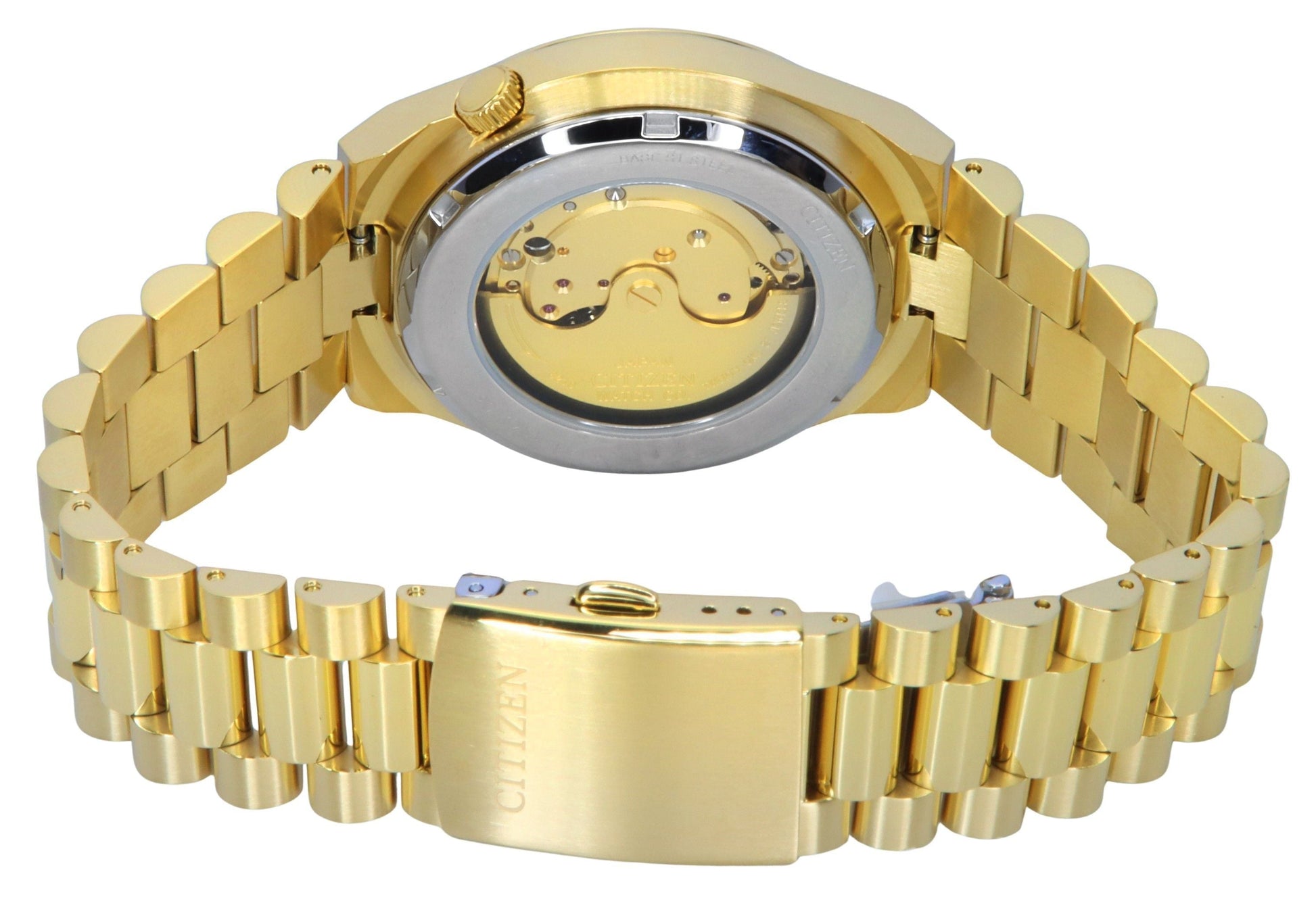 Citizen Tsuyosa Gold Tone Stainless Steel Green Dial Automatic NJ0152 - 51X Men's Watch - Prestige Stones