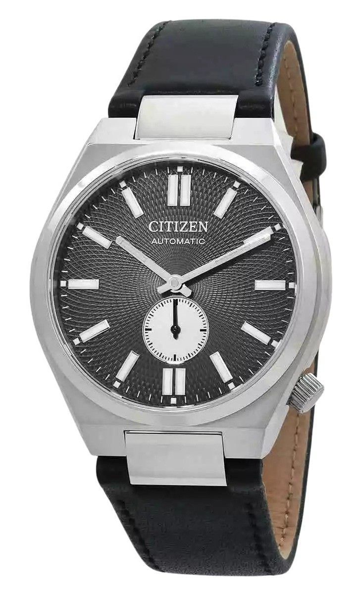 Citizen Tsuyosa Small Second Leather Strap Grey Dial Automatic NK5010 - 01H Men's Watch - Prestige Stones