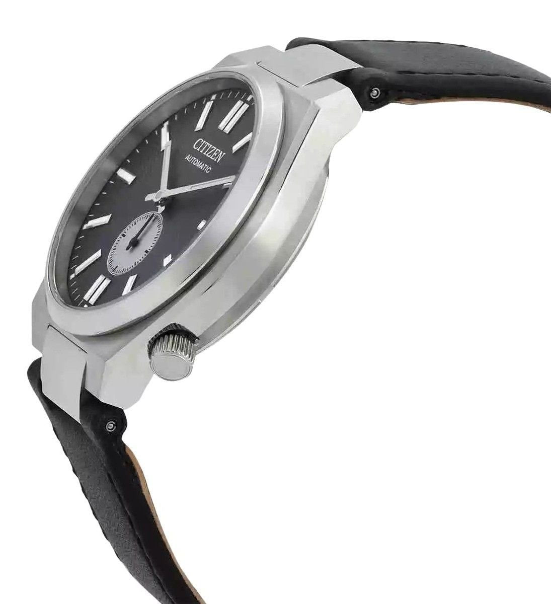 Citizen Tsuyosa Small Second Leather Strap Grey Dial Automatic NK5010 - 01H Men's Watch - Prestige Stones