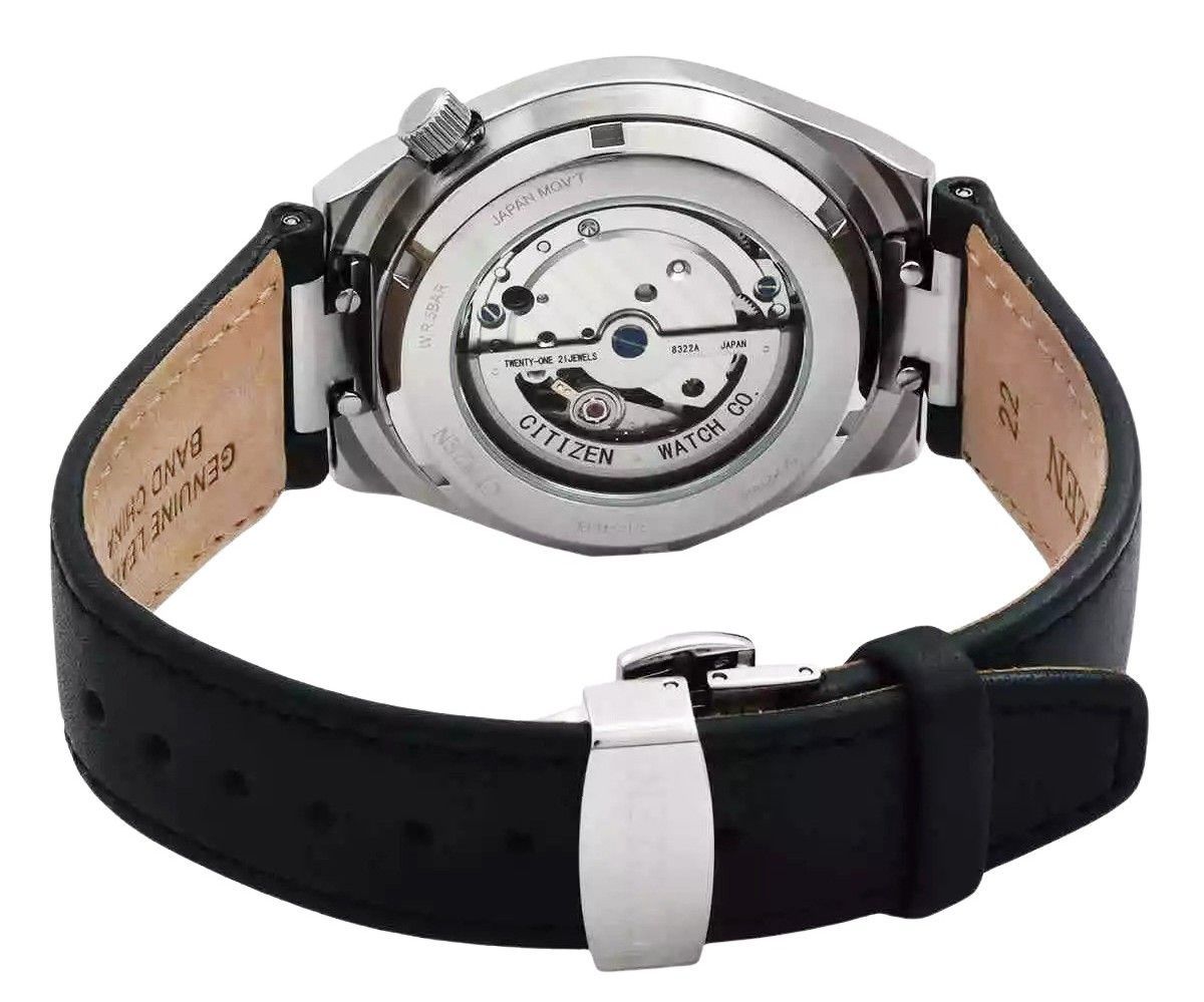 Citizen Tsuyosa Small Second Leather Strap Grey Dial Automatic NK5010 - 01H Men's Watch - Prestige Stones