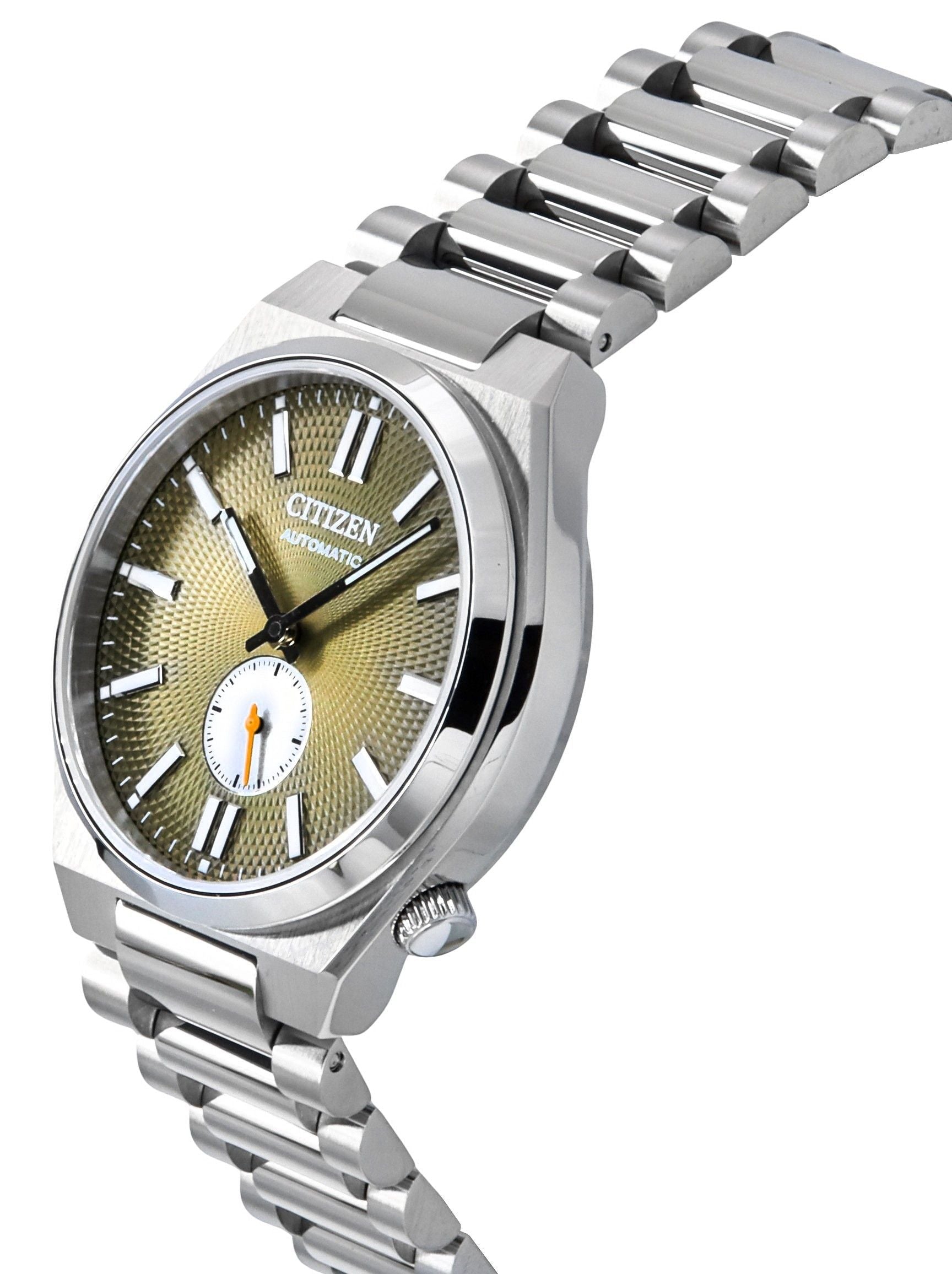 Citizen Tsuyosa Small Second Stainless Steel Textured Green Dial Automatic NK5010 - 51X Men's Watch - Prestige Stones