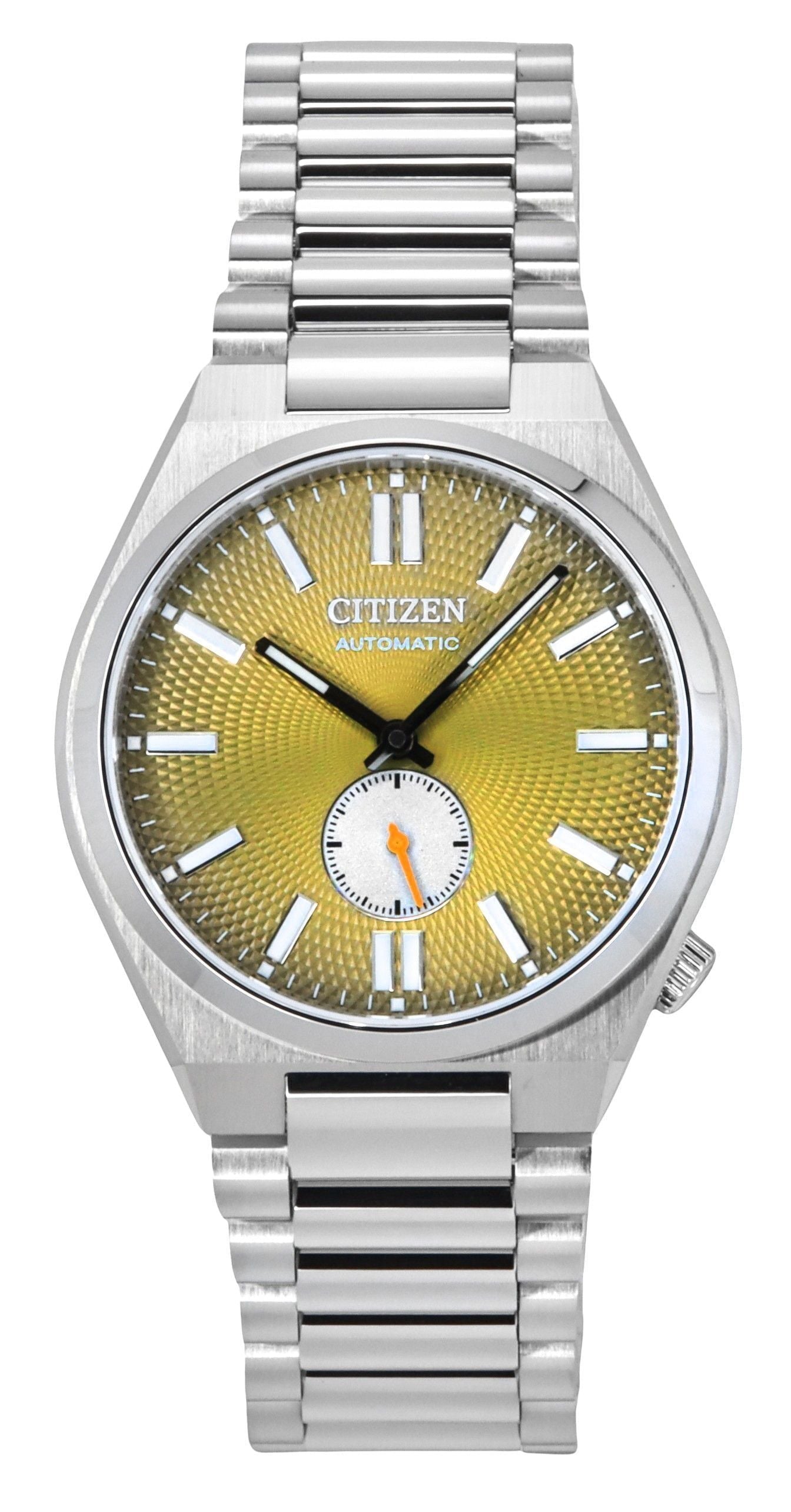 Citizen Tsuyosa Small Second Stainless Steel Textured Green Dial Automatic NK5010 - 51X Men's Watch - Prestige Stones