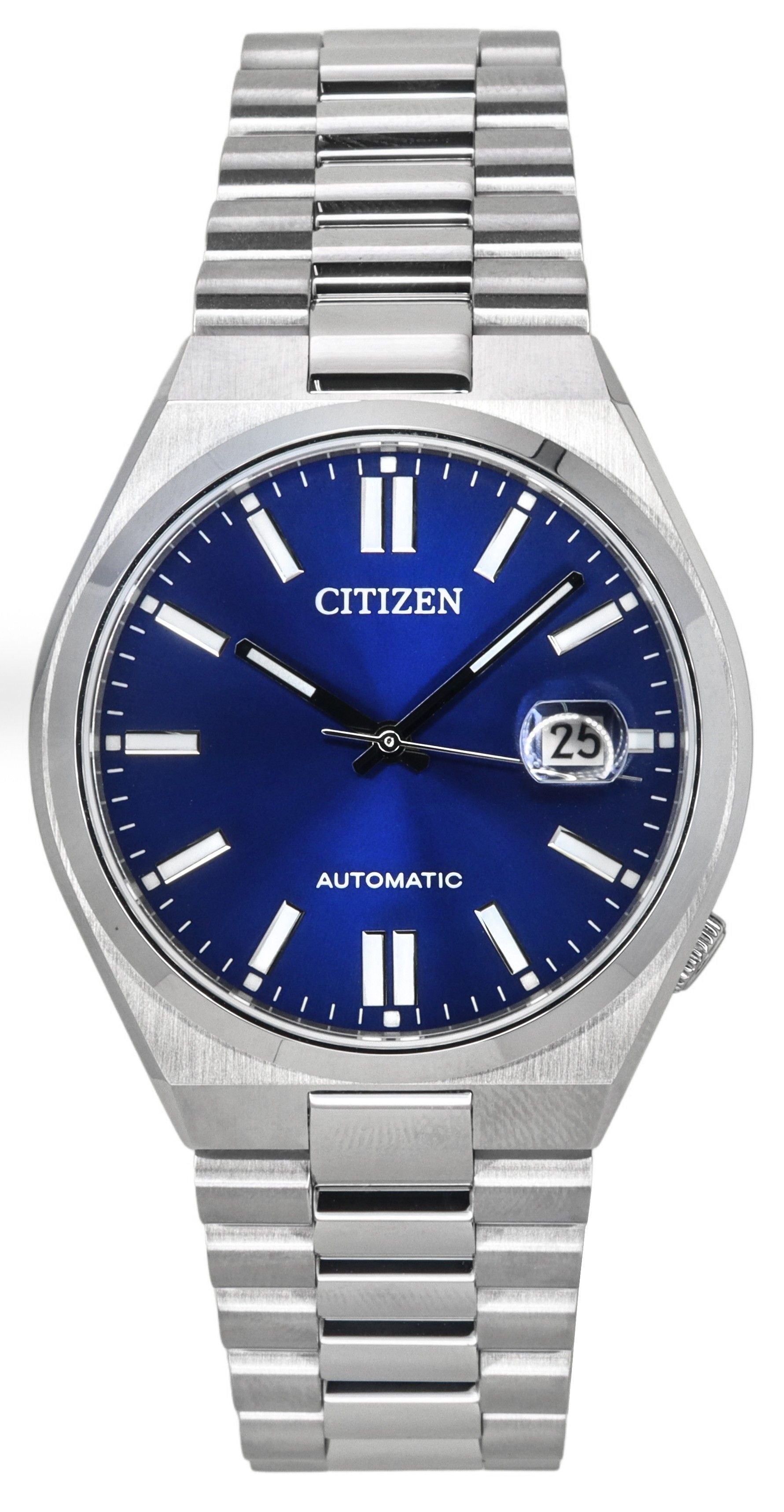 Citizen Tsuyosa Stainless Steel Blue Dial Automatic NJ0150 - 81L Men's Watch - Prestige Stones