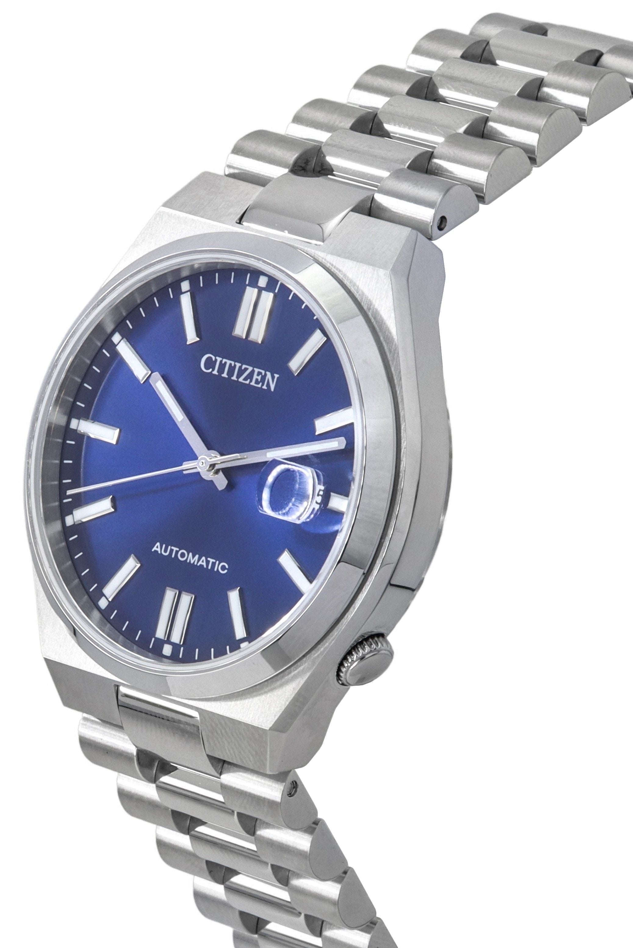 Citizen Tsuyosa Stainless Steel Blue Dial Automatic NJ0150 - 81L Men's Watch - Prestige Stones