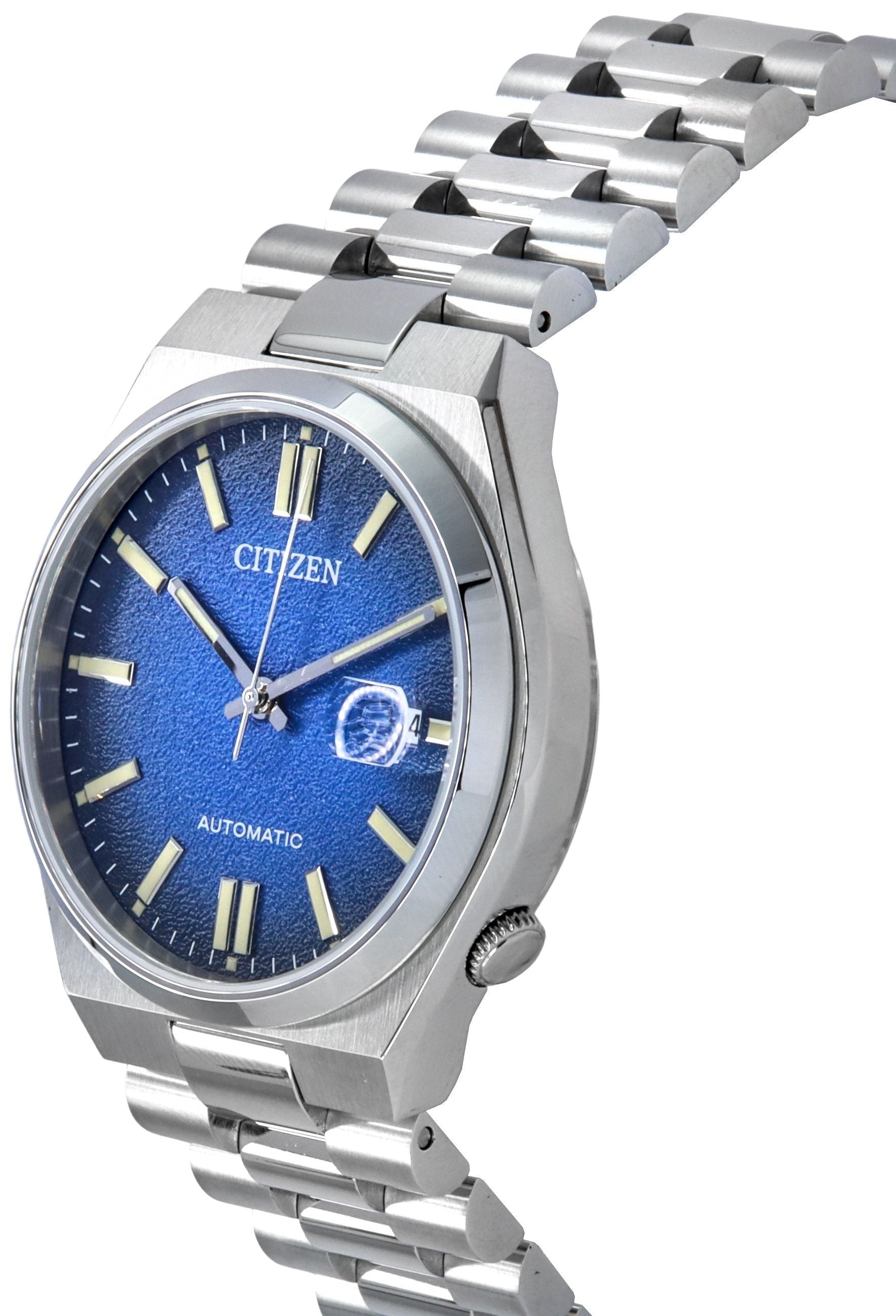 Citizen Tsuyosa Stainless Steel Blue Dial Automatic NJ0151 - 88L Men's Watch - Prestige Stones