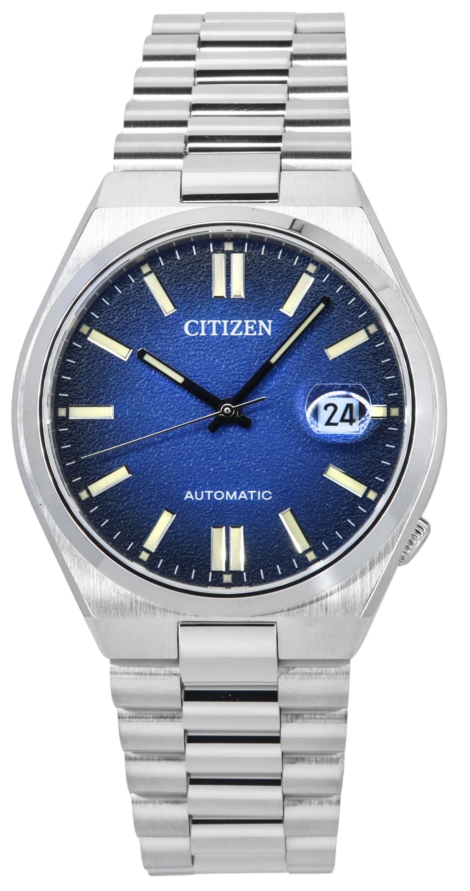 Citizen Tsuyosa Stainless Steel Blue Dial Automatic NJ0151 - 88L Men's Watch - Prestige Stones