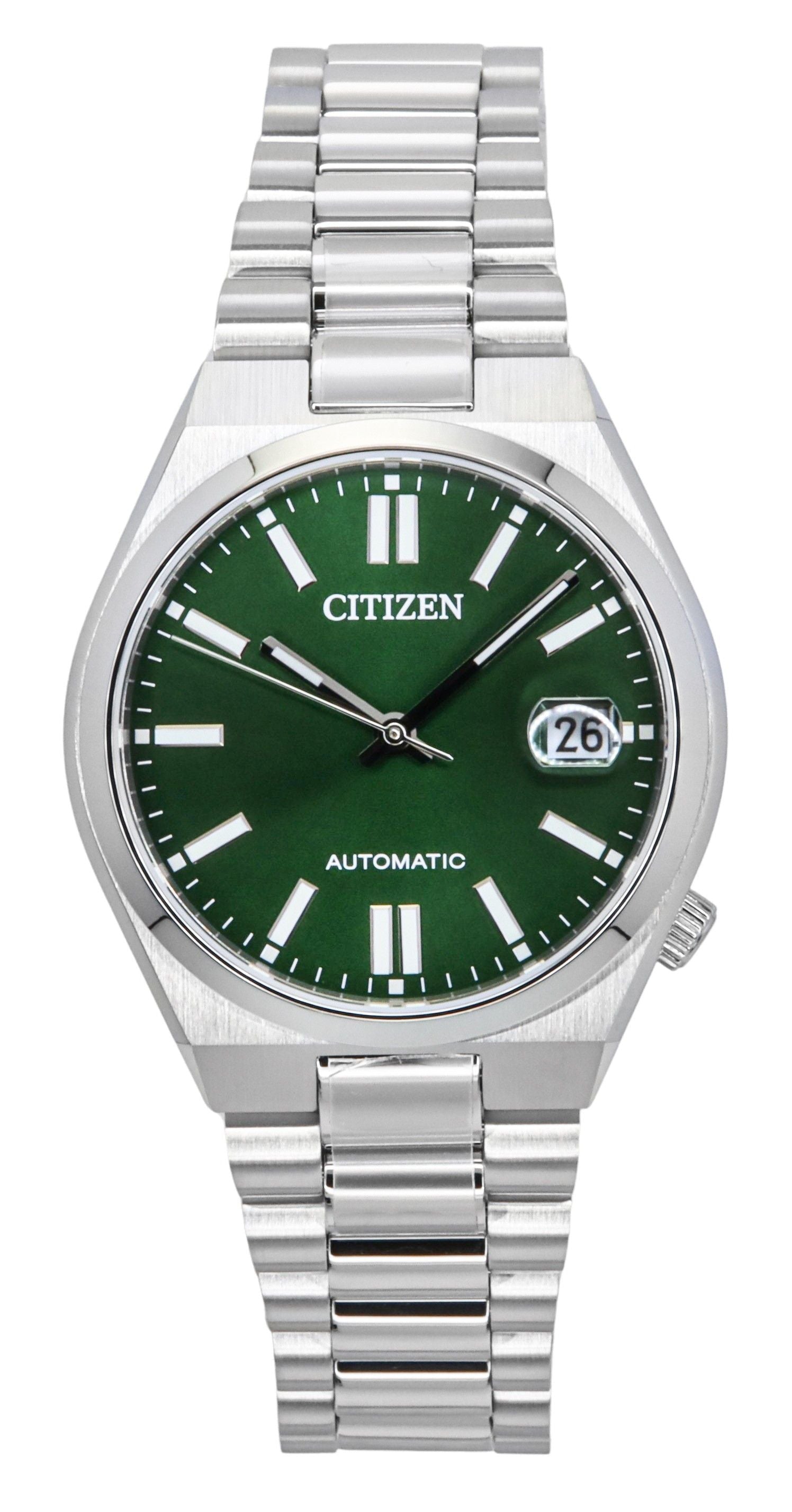 Citizen Tsuyosa Stainless Steel Green Dial Automatic NJ0200 - 50X Unisex Watch - Prestige Stones