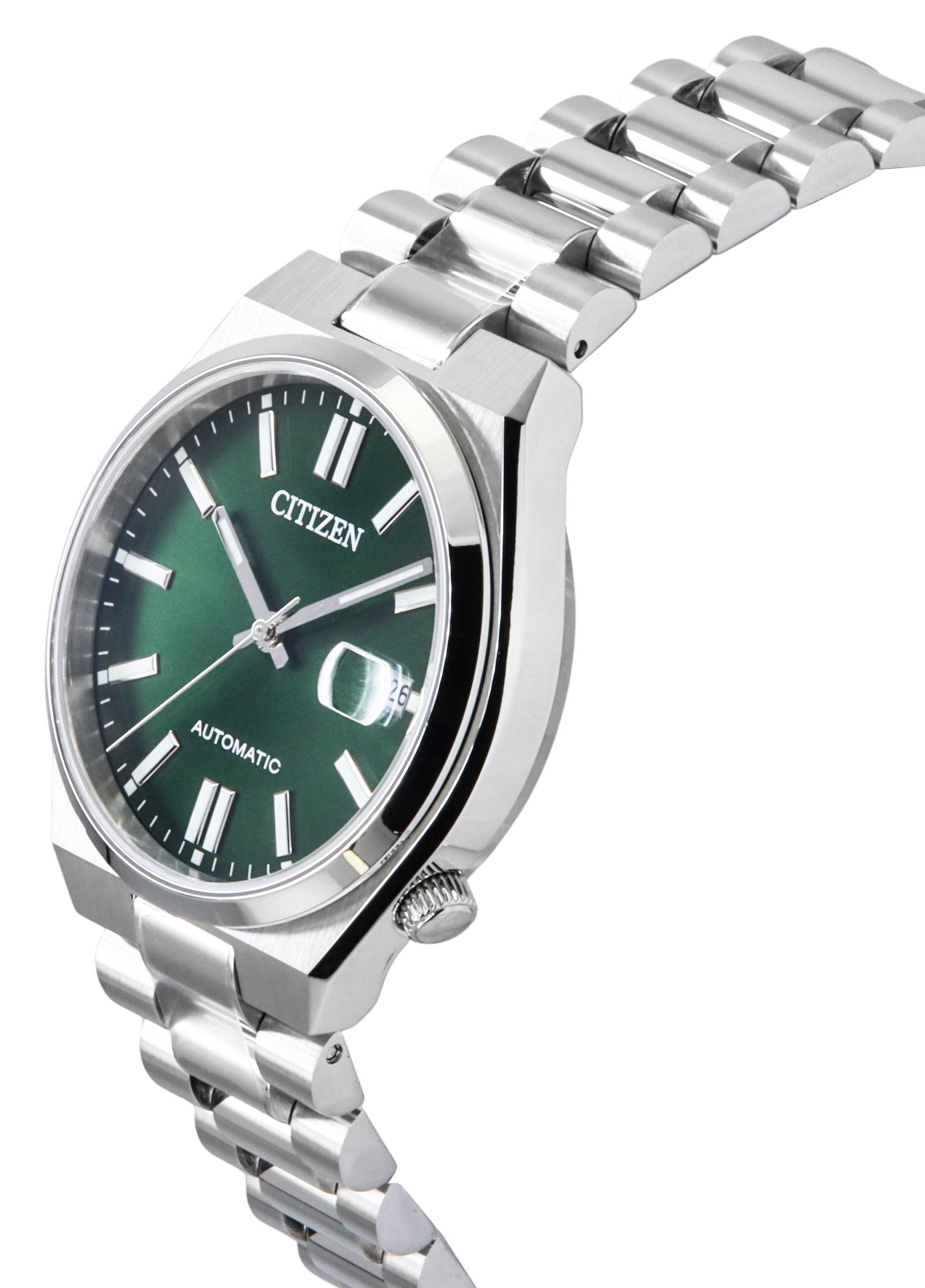 Citizen Tsuyosa Stainless Steel Green Dial Automatic NJ0200 - 50X Unisex Watch - Prestige Stones
