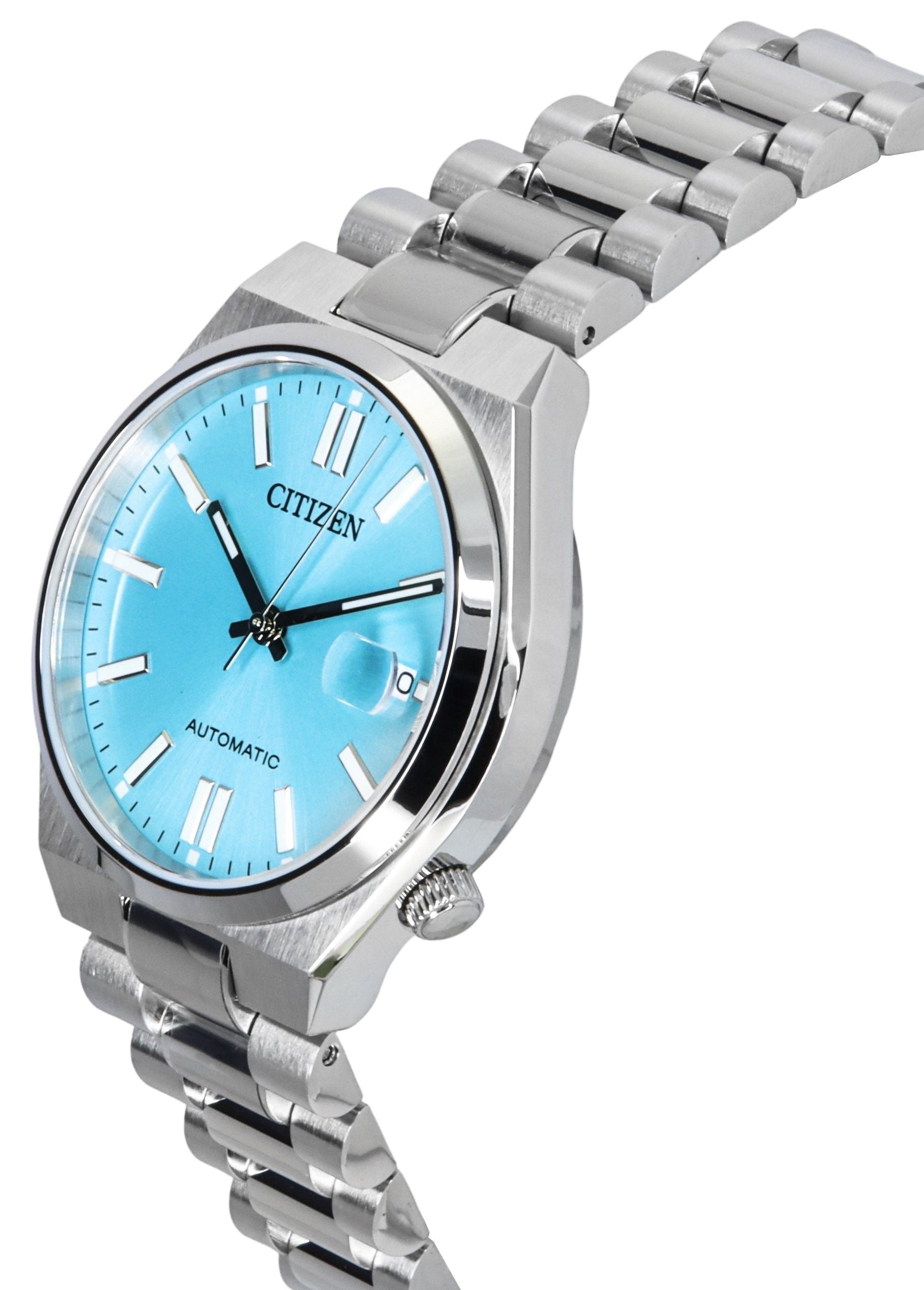 Citizen Tsuyosa Stainless Steel Light Blue Dial Automatic NJ0200 - 50L Men's Watch - Prestige Stones