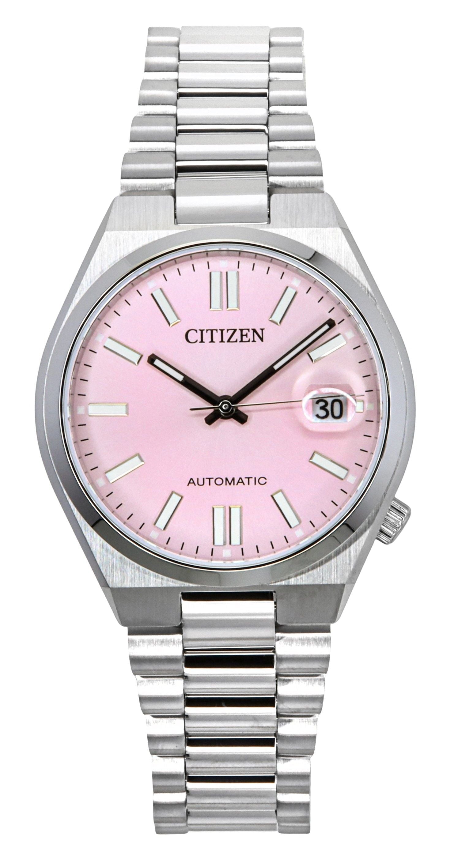 Citizen Tsuyosa Stainless Steel Pink Dial Automatic NJ0200 - 50Z Women's Watch - Prestige Stones