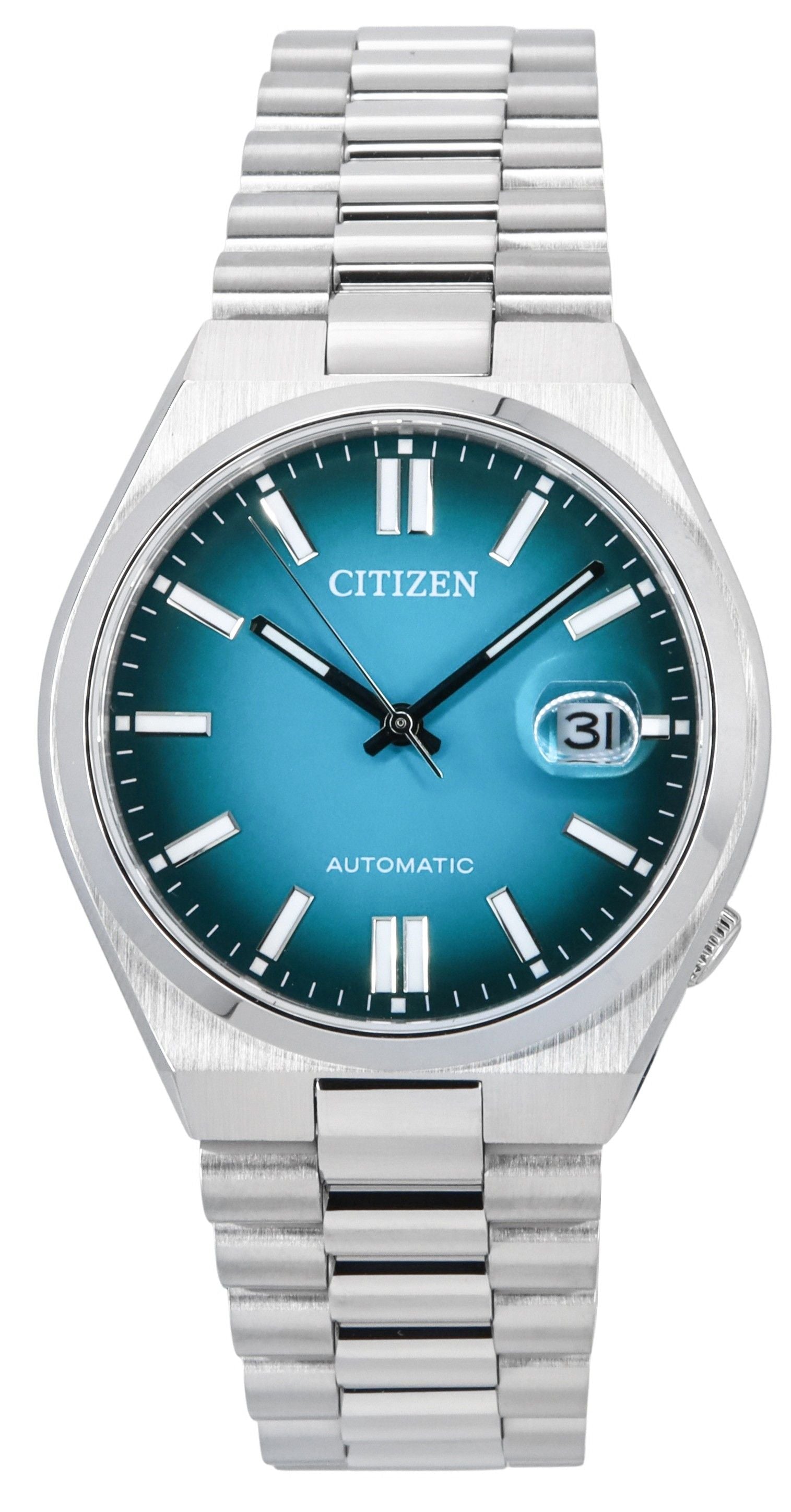 Citizen Tsuyosa Stainless Steel Turquoise Dial Automatic NJ0151 - 88X Men's Watch - Prestige Stones