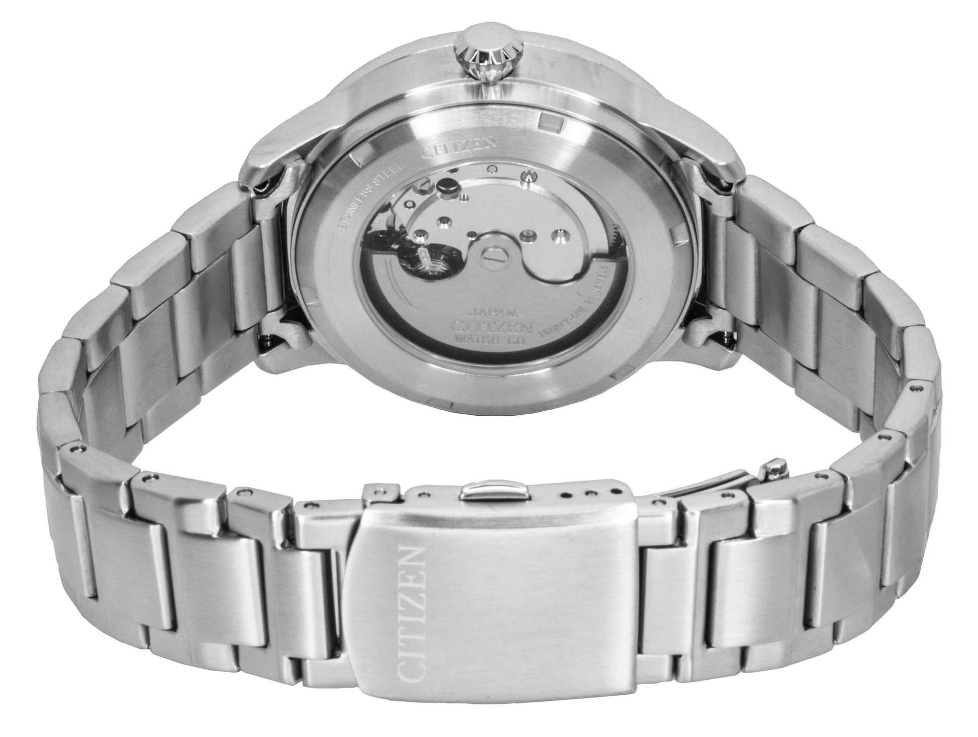 Citizen Urban Military Stainless Steel Black Dial Automatic NJ0190 - 51E 100M Men's Watch - Prestige Stones