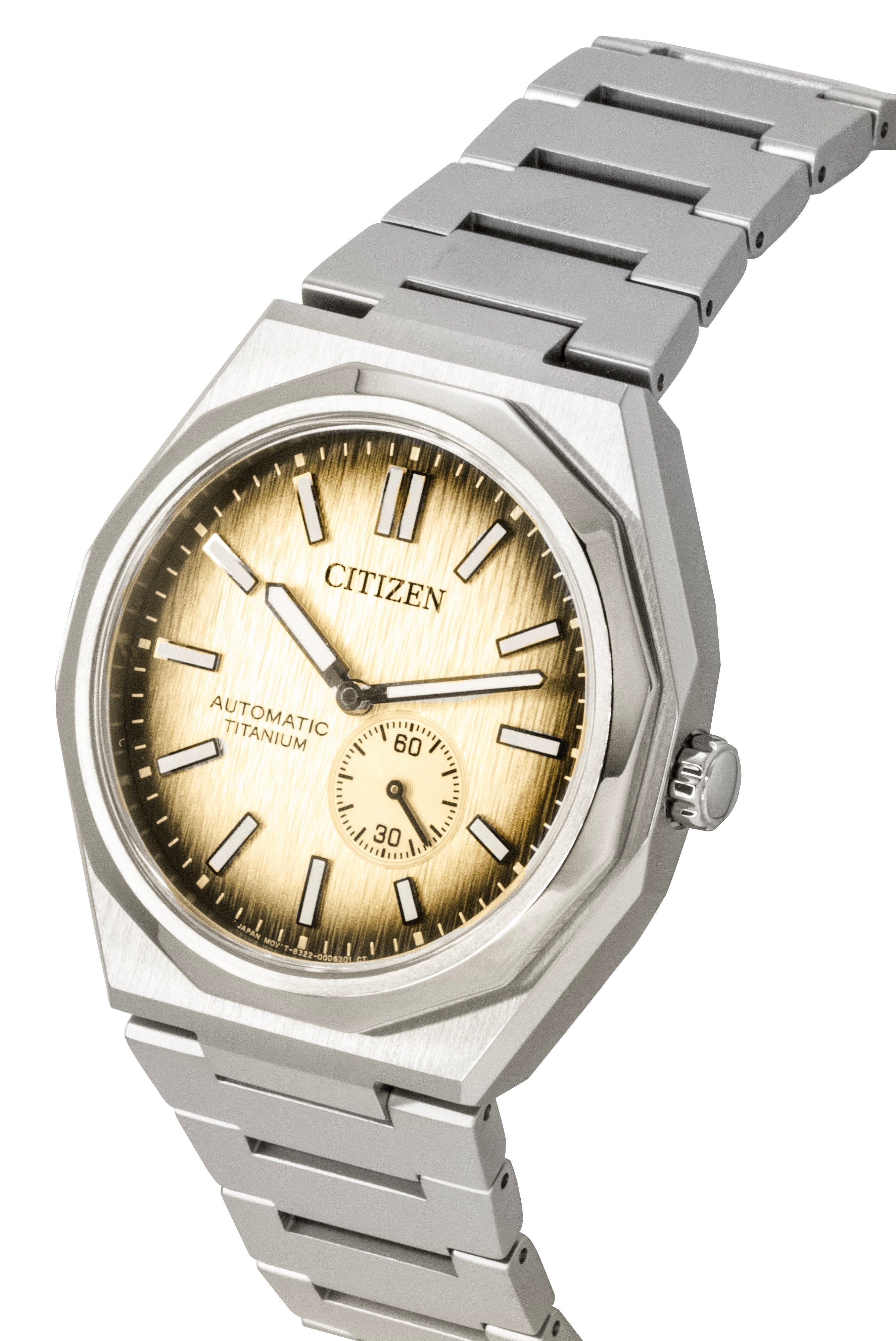 Citizen Zenshin 60 Super Titanium Copper Dial Automatic NK5020 - 58P 100M Men's Watch - Prestige Stones