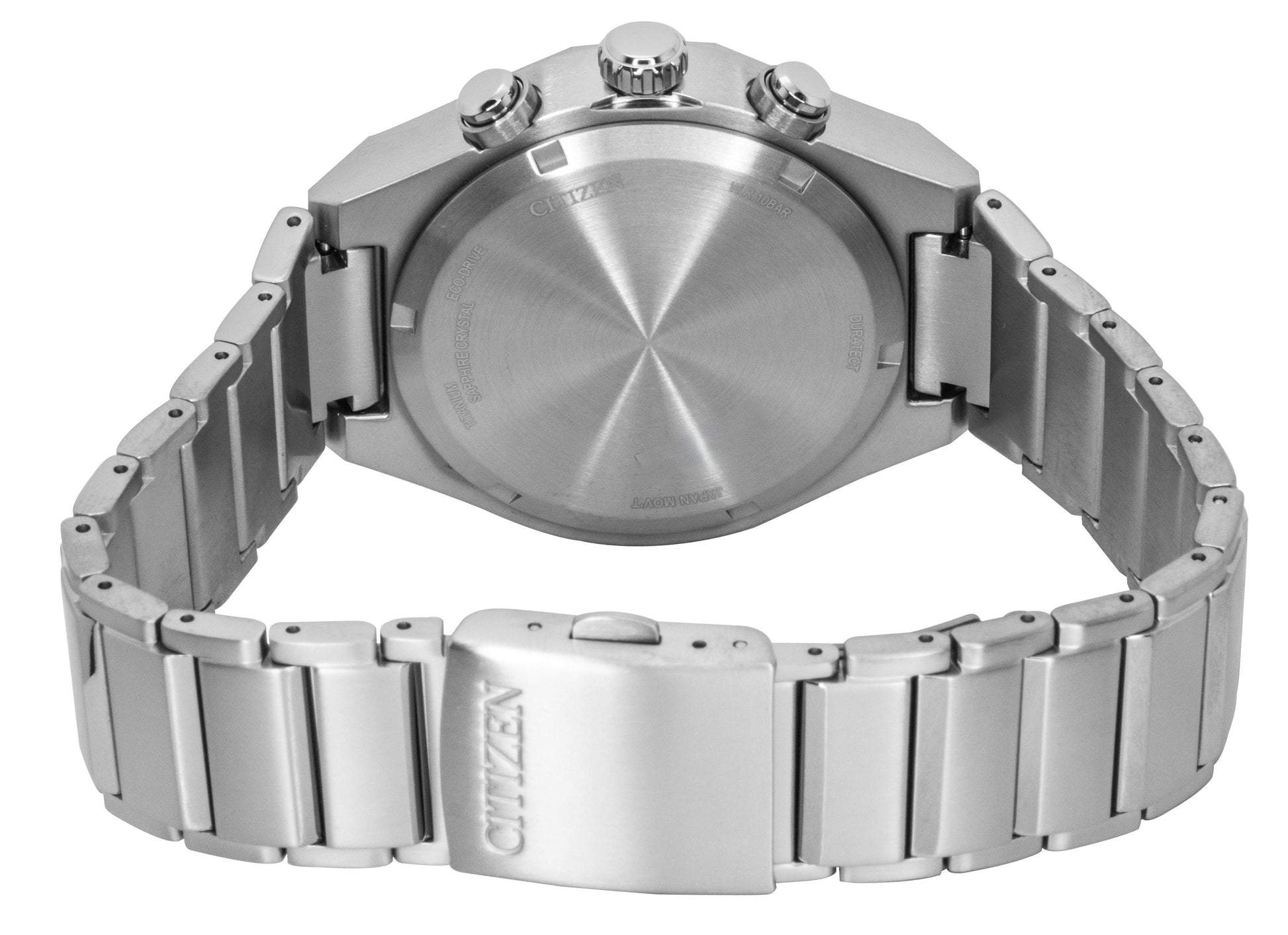 Citizen Zenshin Senkei Chronograph Super Titanium Black Dial Eco - Drive CA4690 - 51E 100M Men's Watch - Prestige Stones