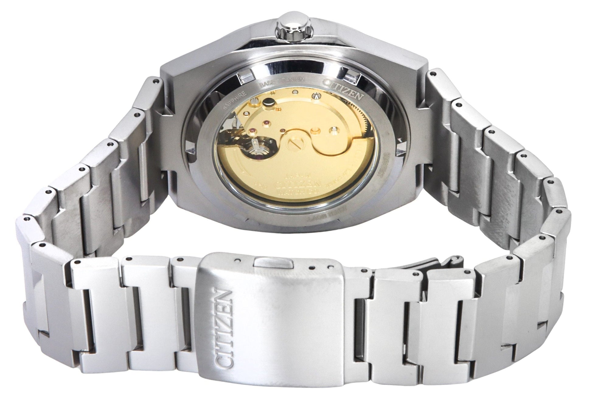 Citizen Zenshin Super Titanium Blue Dial Automatic NJ0180 - 80L 100M Men's Watch - Prestige Stones