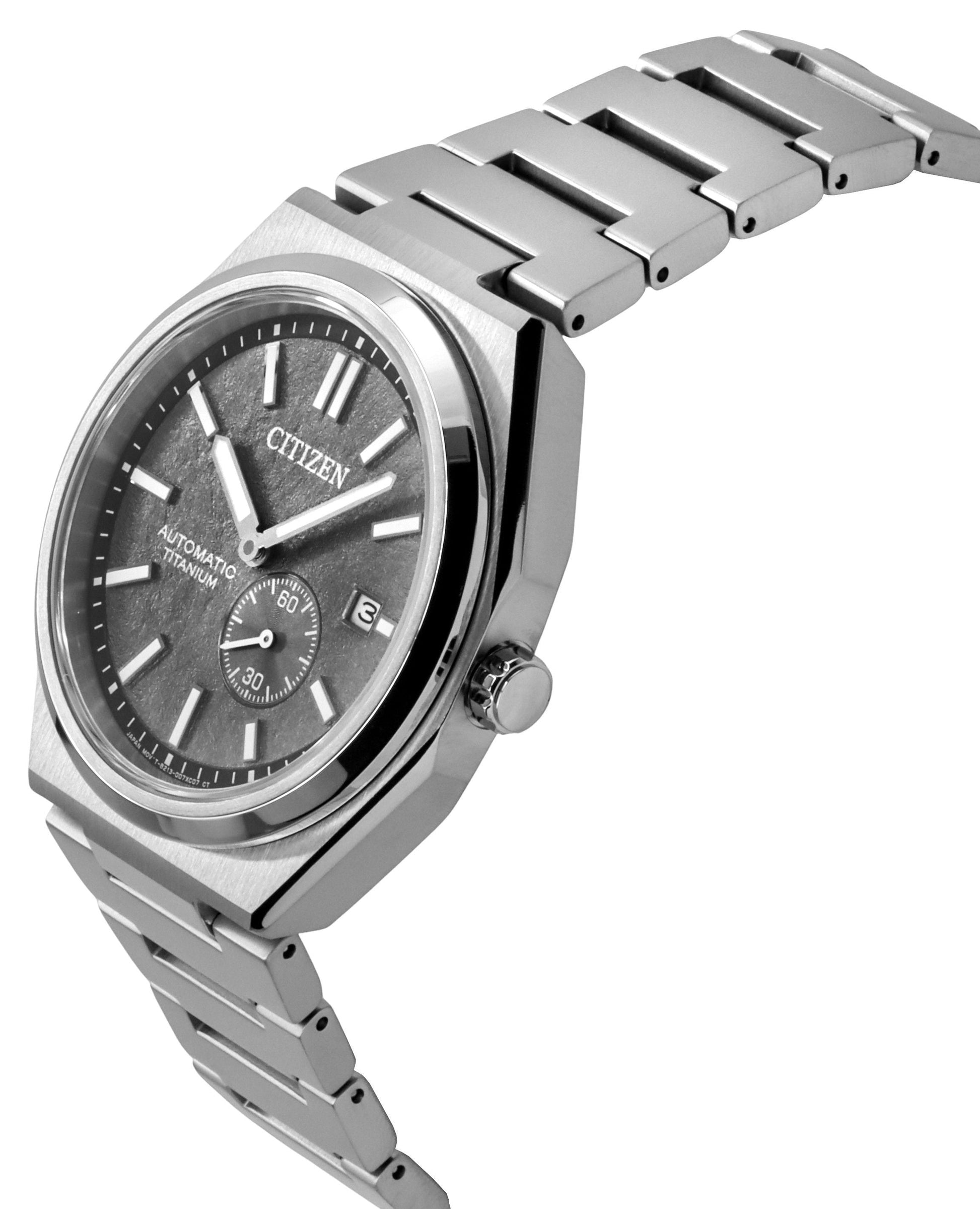 Citizen Zenshin Super Titanium Grey Dial Automatic NJ0180 - 80H 100M Men's Watch - Prestige Stones