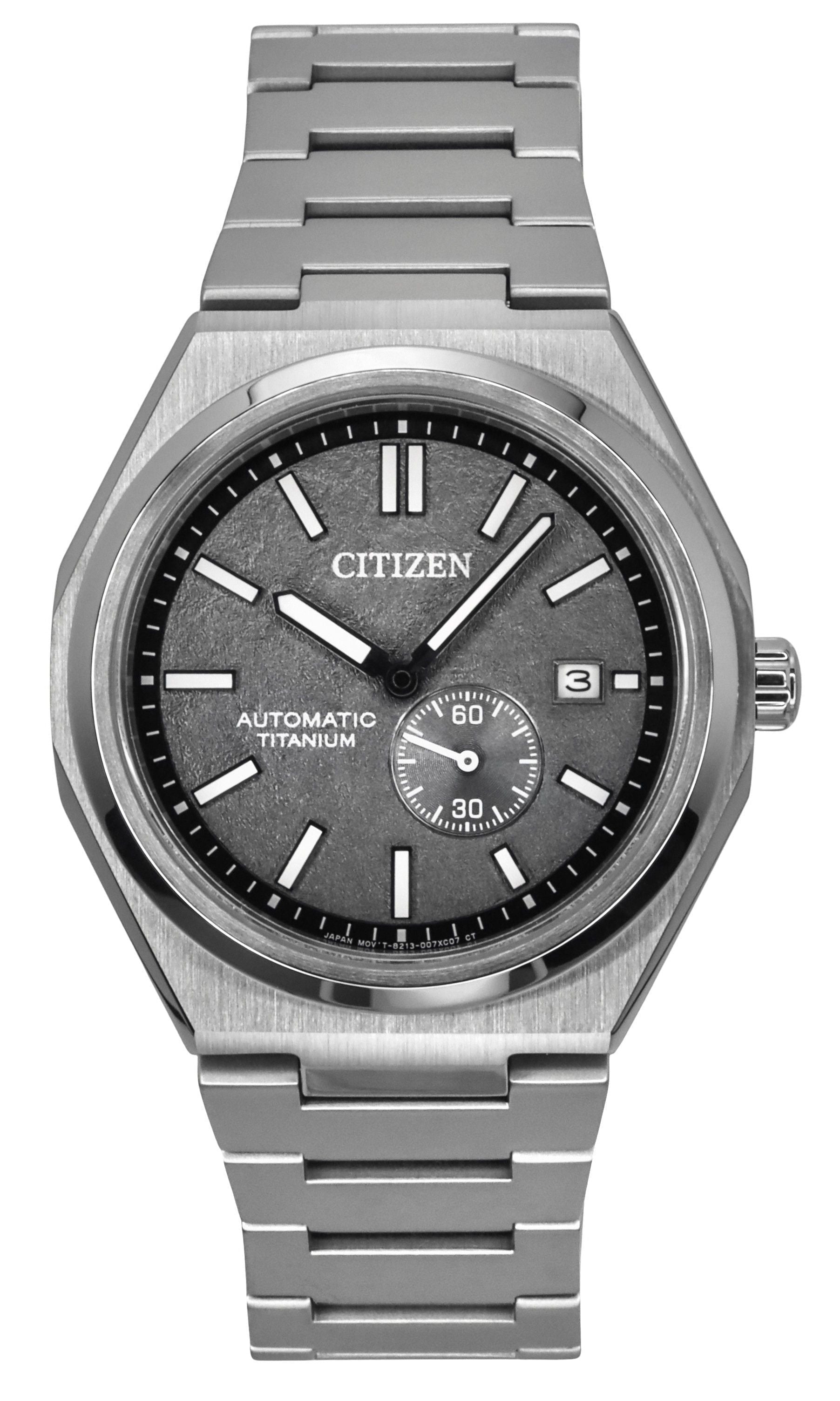 Citizen Zenshin Super Titanium Grey Dial Automatic NJ0180 - 80H 100M Men's Watch - Prestige Stones