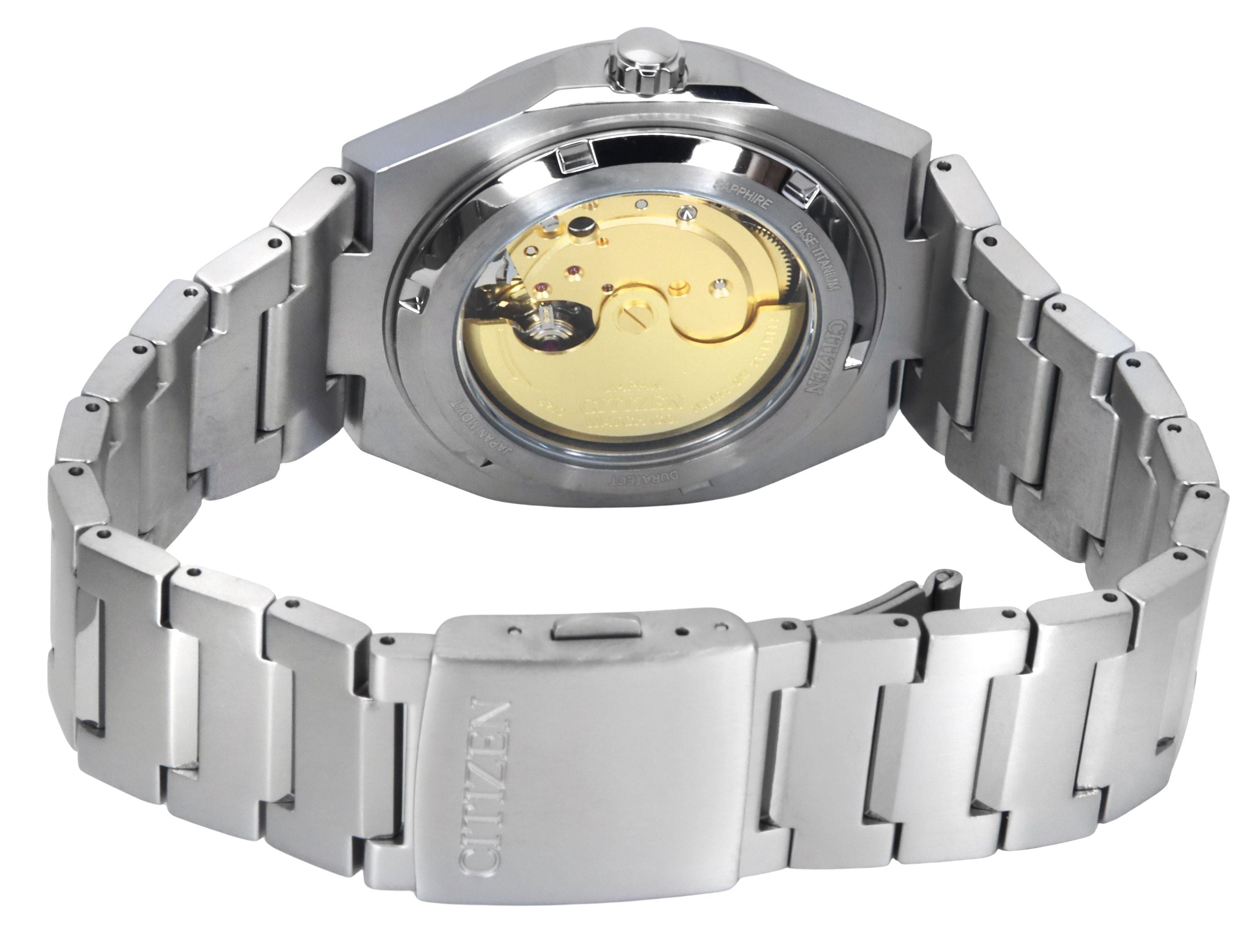 Citizen Zenshin Super Titanium Grey Dial Automatic NJ0180 - 80H 100M Men's Watch - Prestige Stones