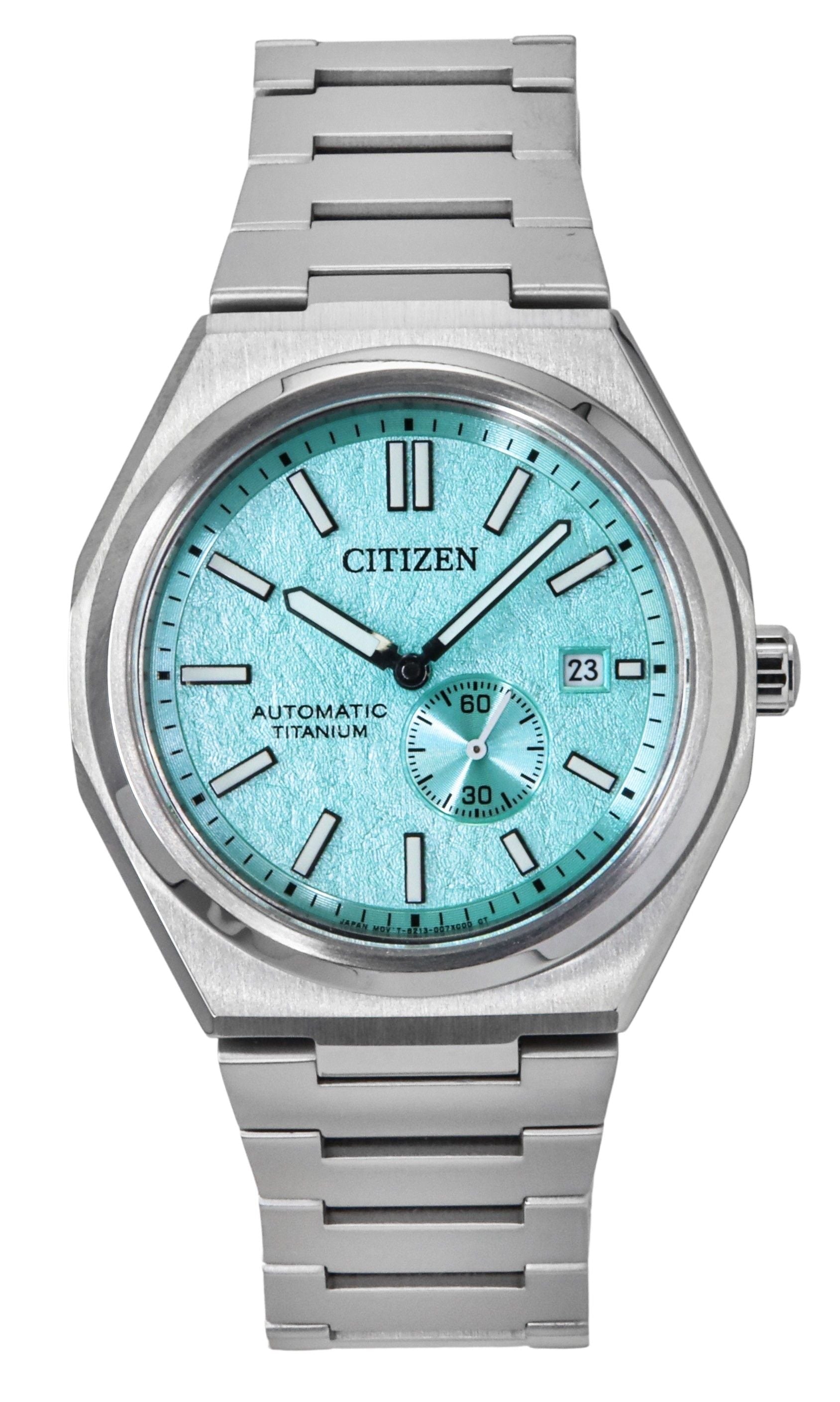 Citizen Zenshin Super Titanium Light Blue Dial Automatic NJ0180 - 80M 100M Men's Watch - Prestige Stones