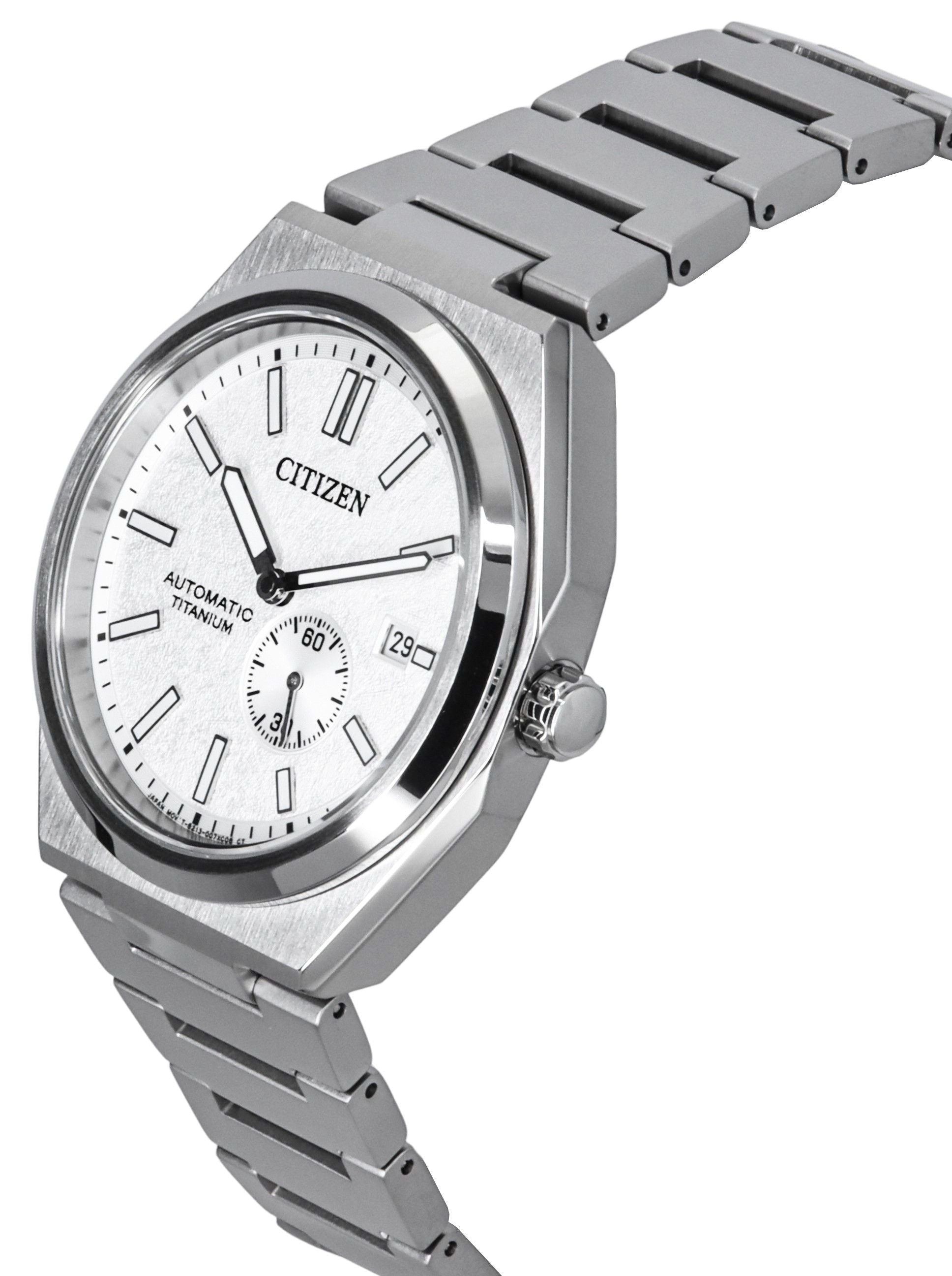 Citizen Zenshin Super Titanium Silver Dial Automatic NJ0180 - 80A 100M Men's Watch - Prestige Stones